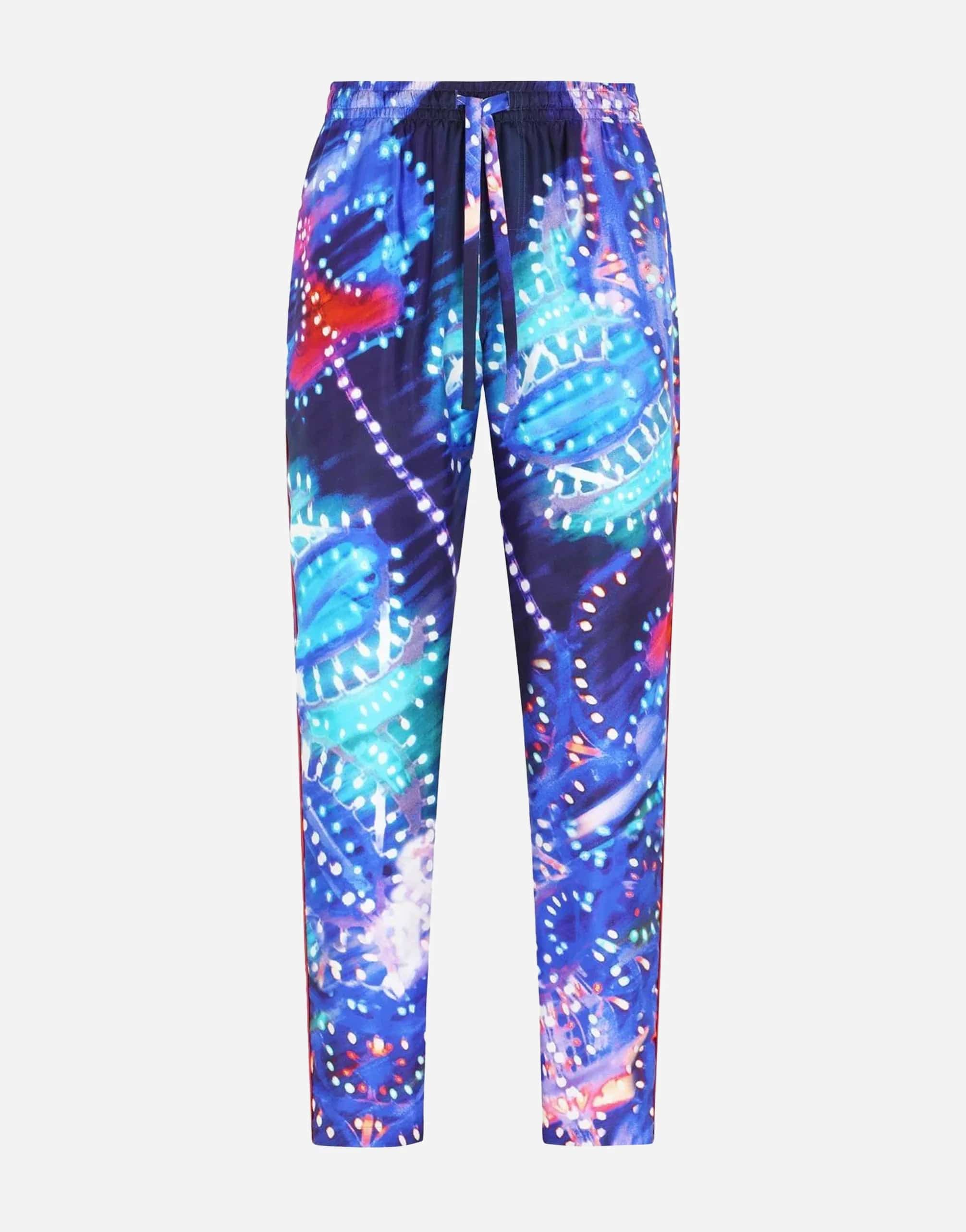 Dolce 
Gabbana Luminaire-Print Silk Pajama Pants