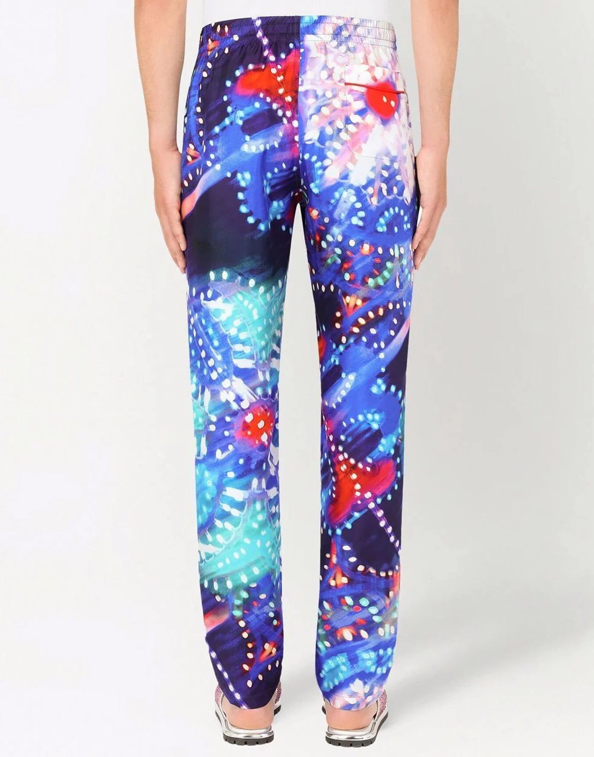 Dolce 
Gabbana Luminaire-Print Silk Pajama Pants