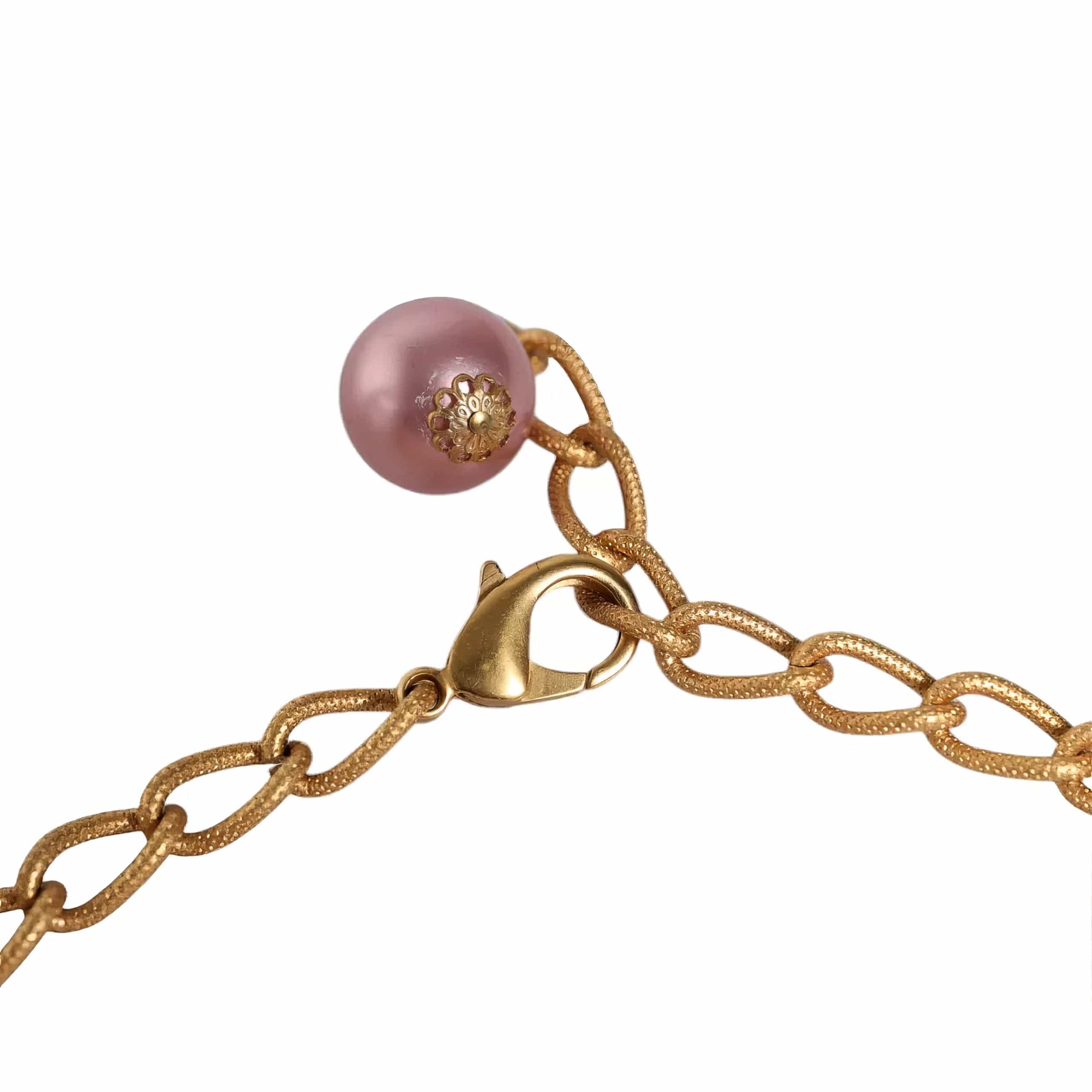 Dolce 
Gabbana Maxi Faux Pearl Embellished Necklace