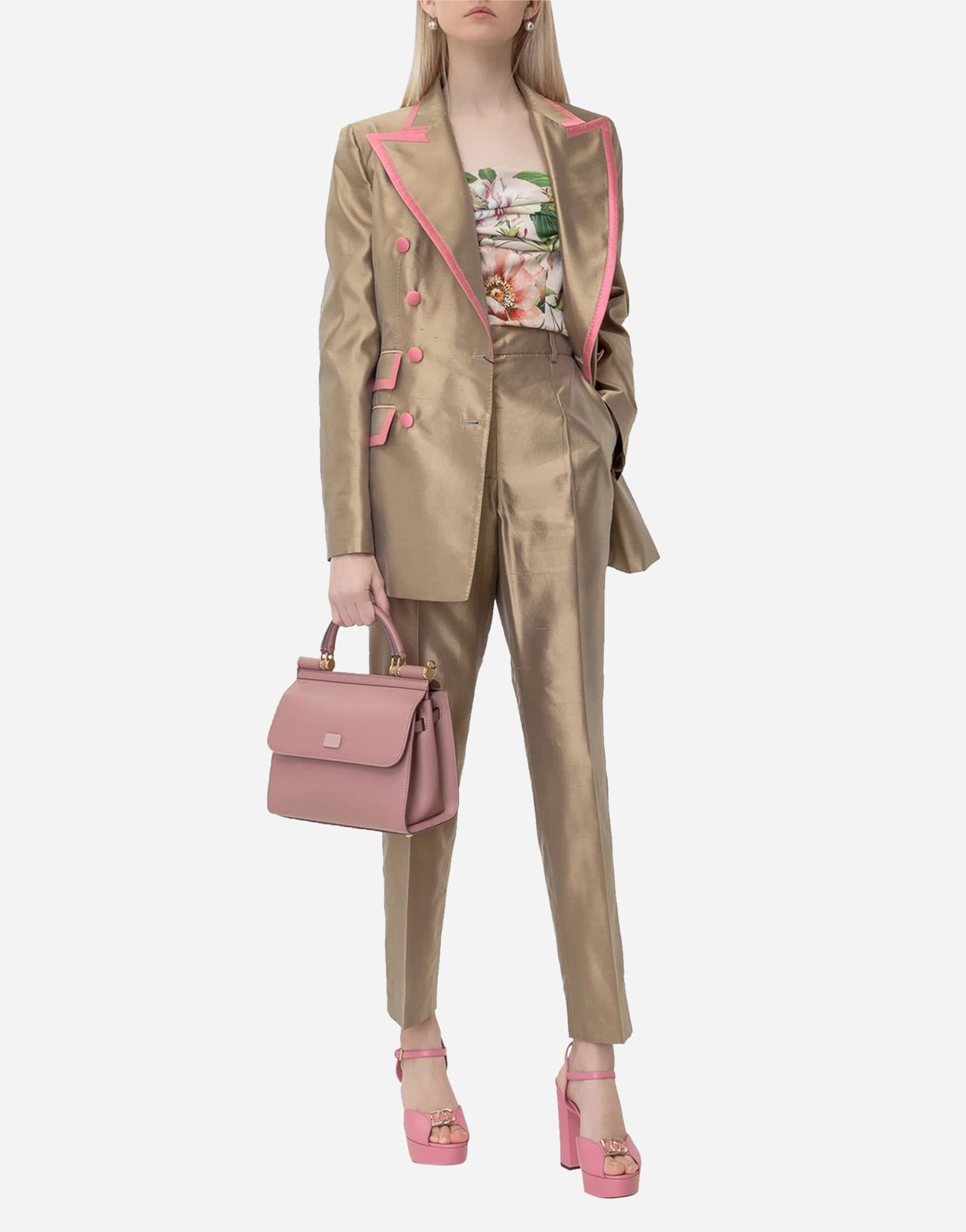 Dolce 
Gabbana Metallic Double-Breasted Blazer Jacket