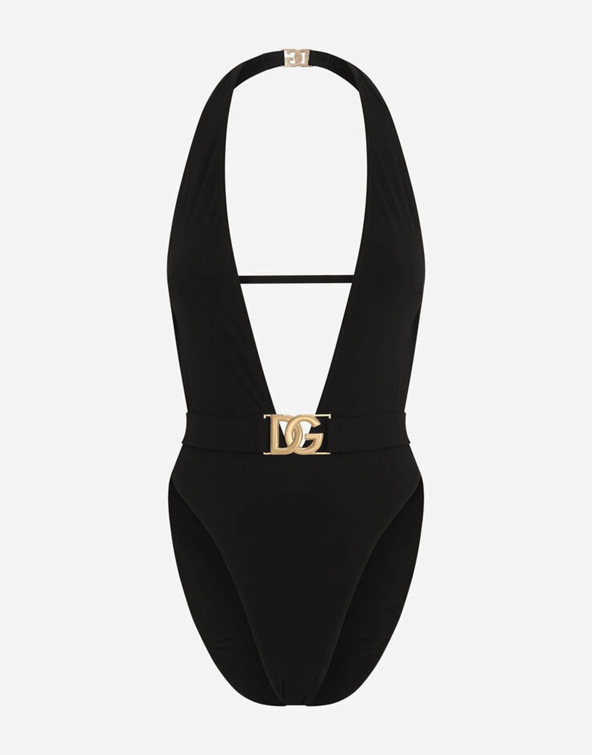 Dolce 
Gabbana One-Piece Logo Swimsuit