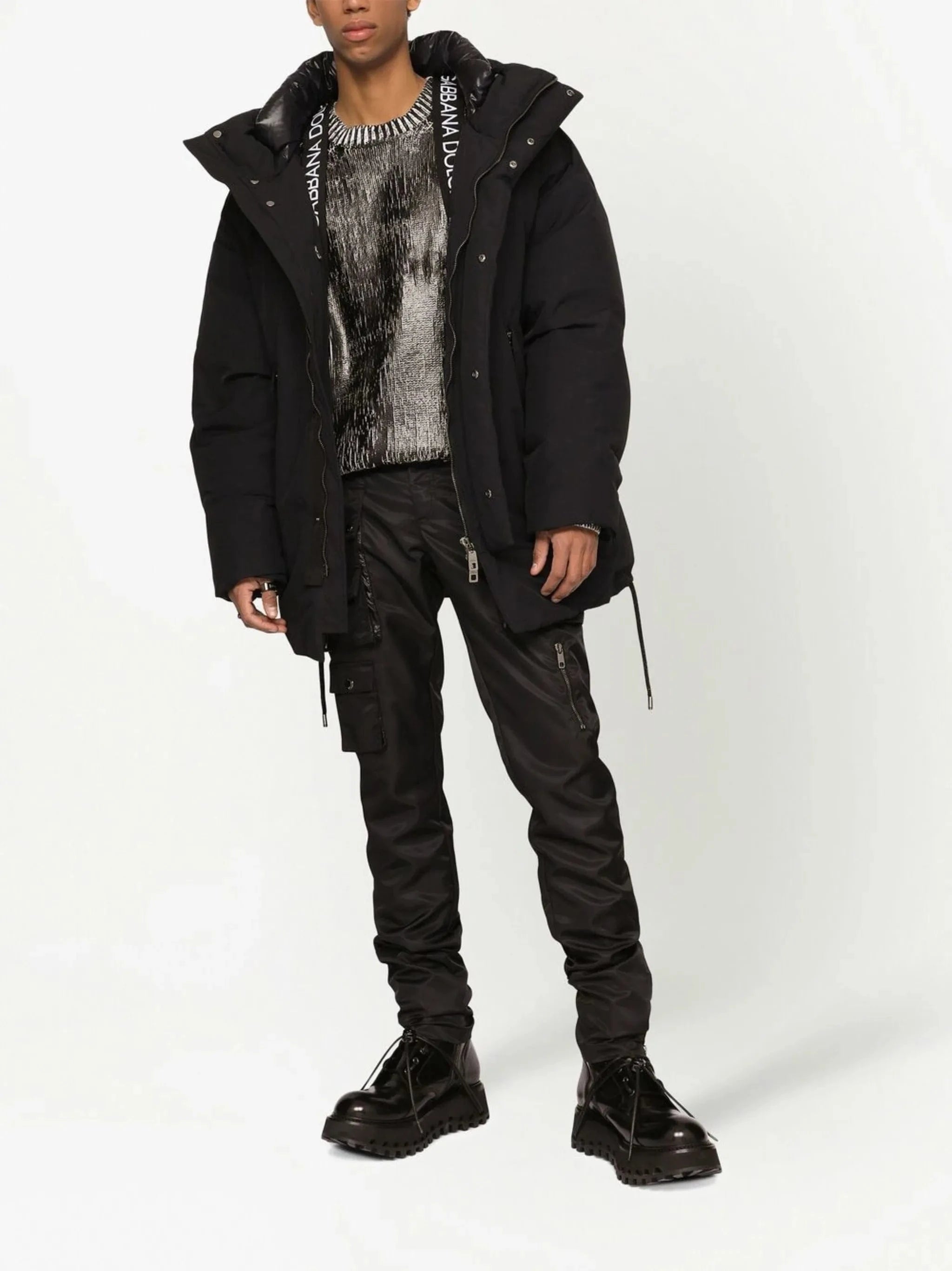 Dolce 
Gabbana Padded Parka Coat