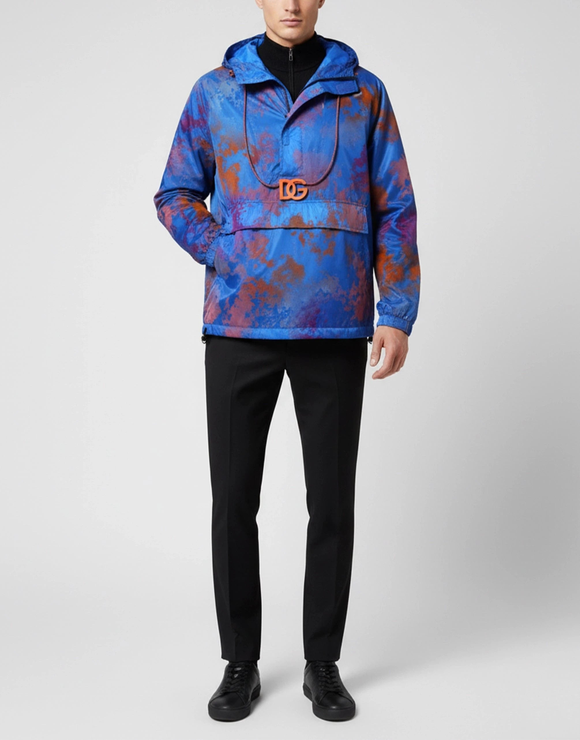 Dolce 
Gabbana Dolce 
Gabbana Paint Splatter Hooded Anorak Jacket