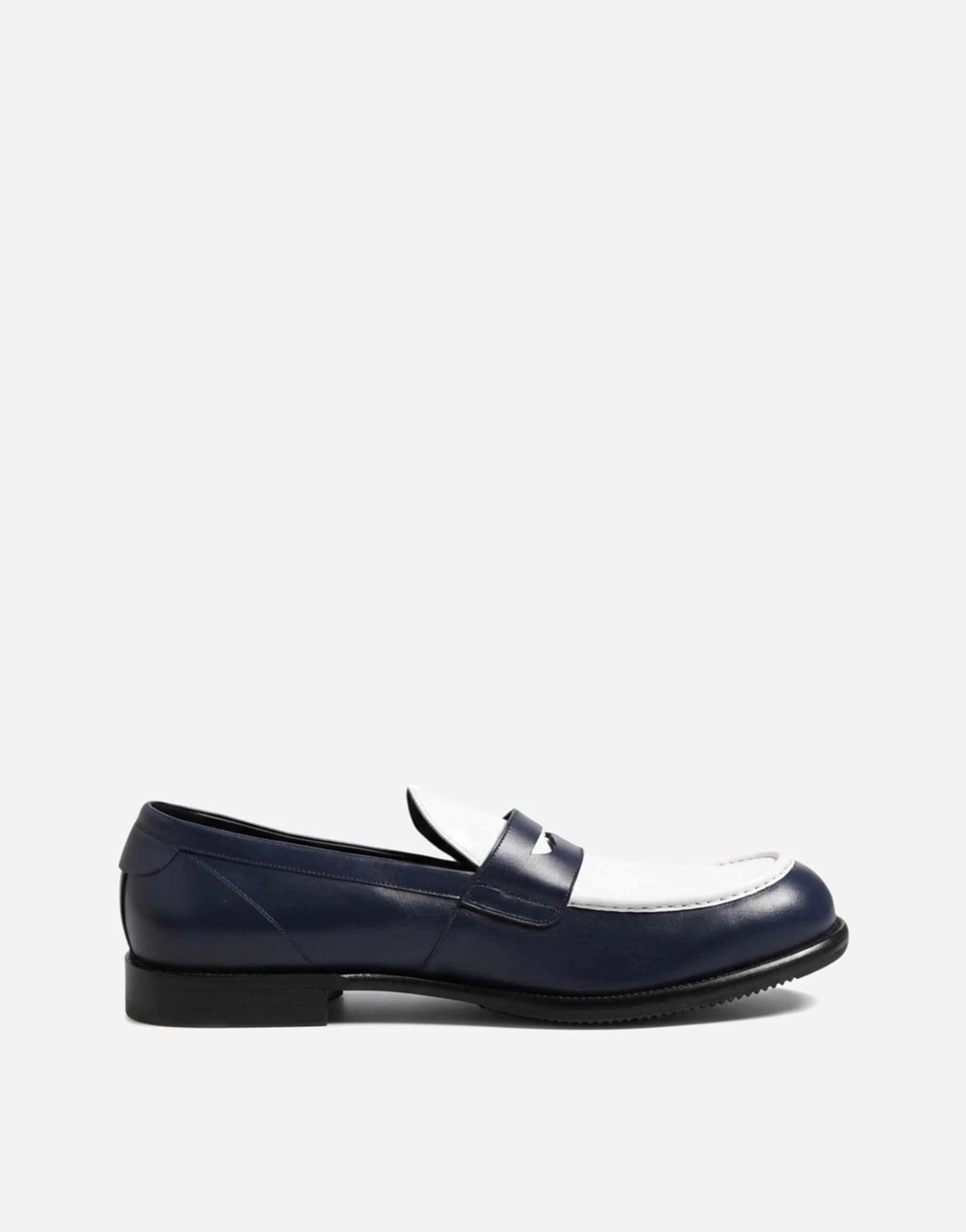 Dolce 
Gabbana Penny Leather Loafers