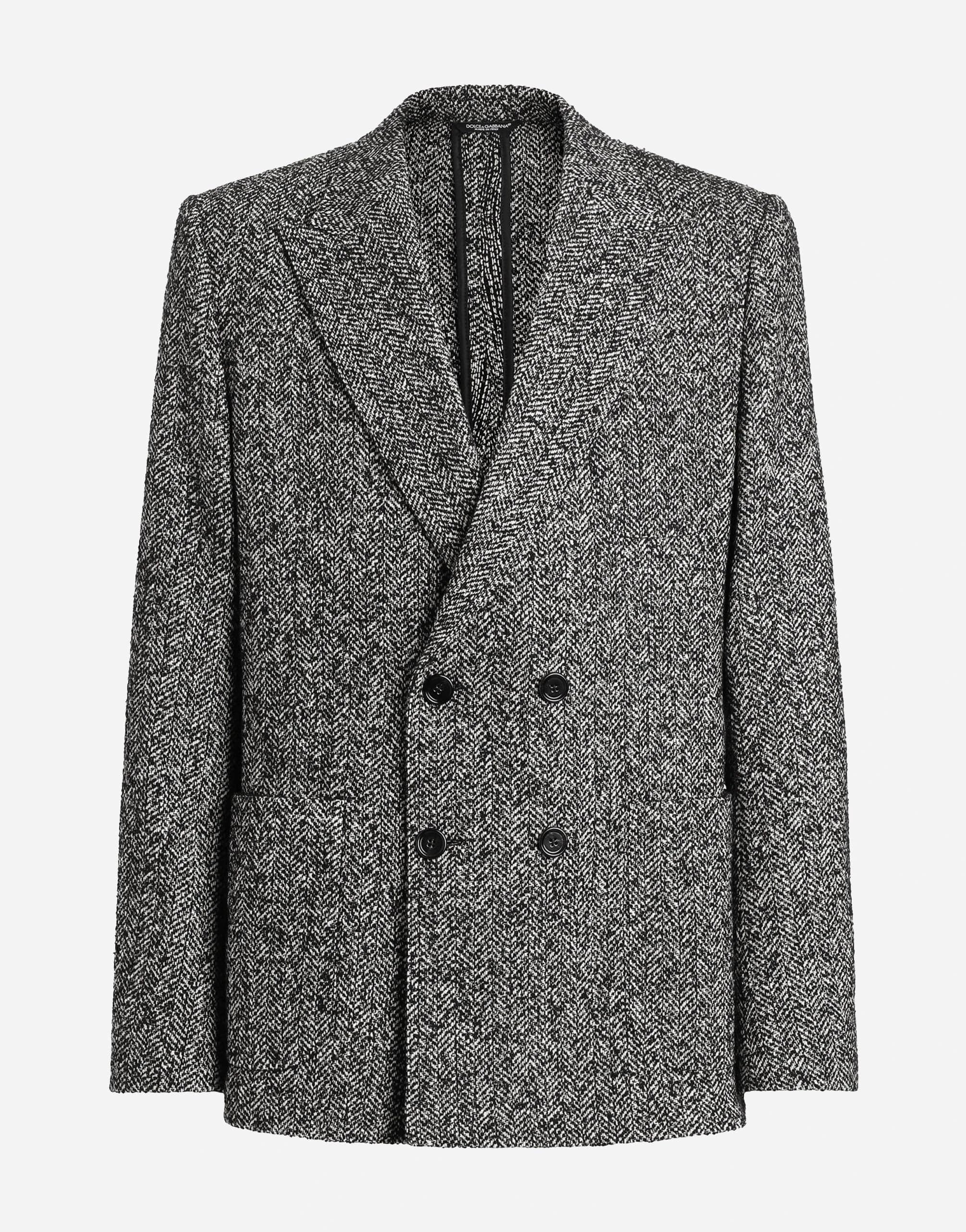 Dolce 
Gabbana Portofino Chevron Double-Breasted Jacket