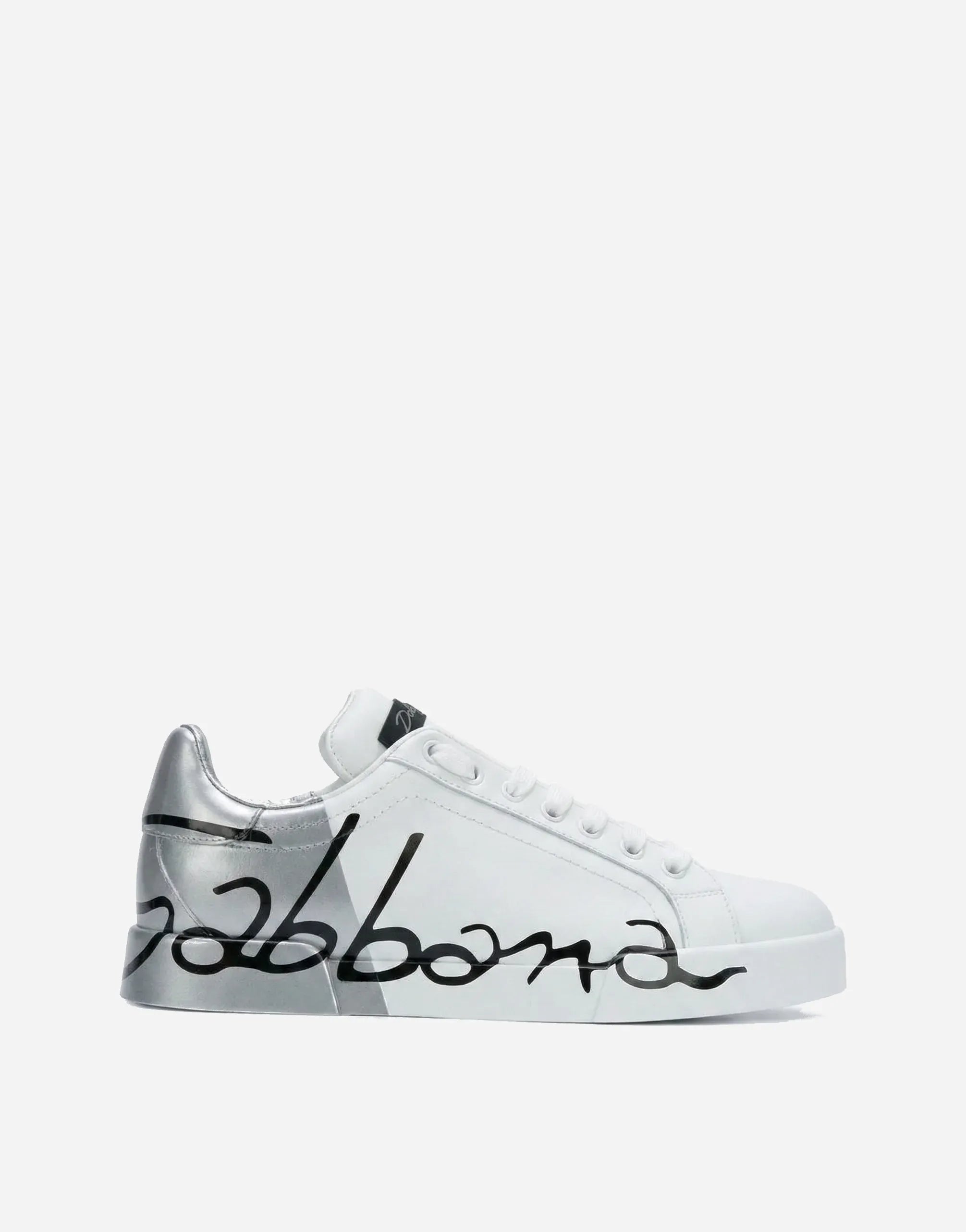 Dolce 
Gabbana Portofino Varnished Logo Sneakers