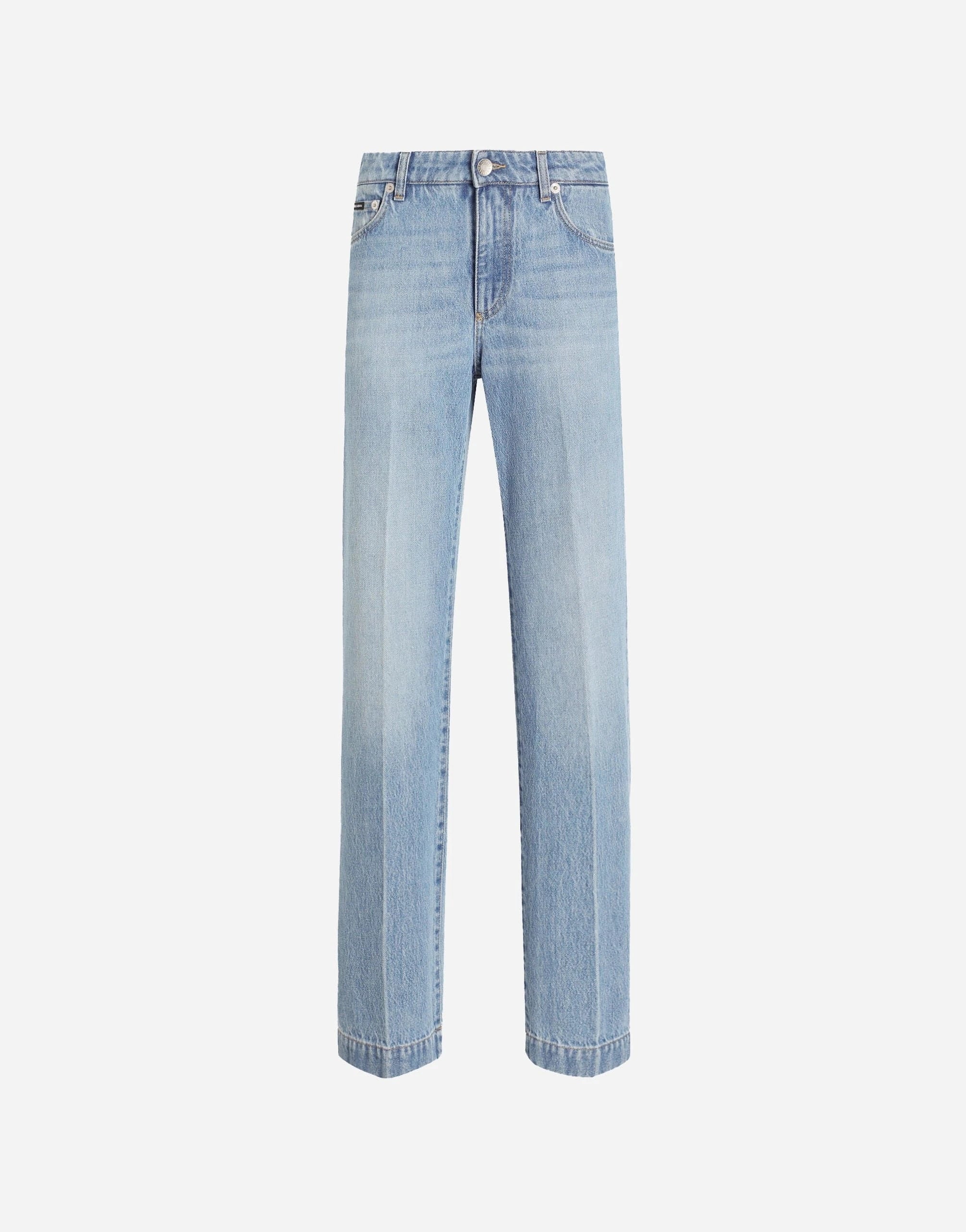 Dolce 
Gabbana Pressed Pleat Loose Denim Jeans
