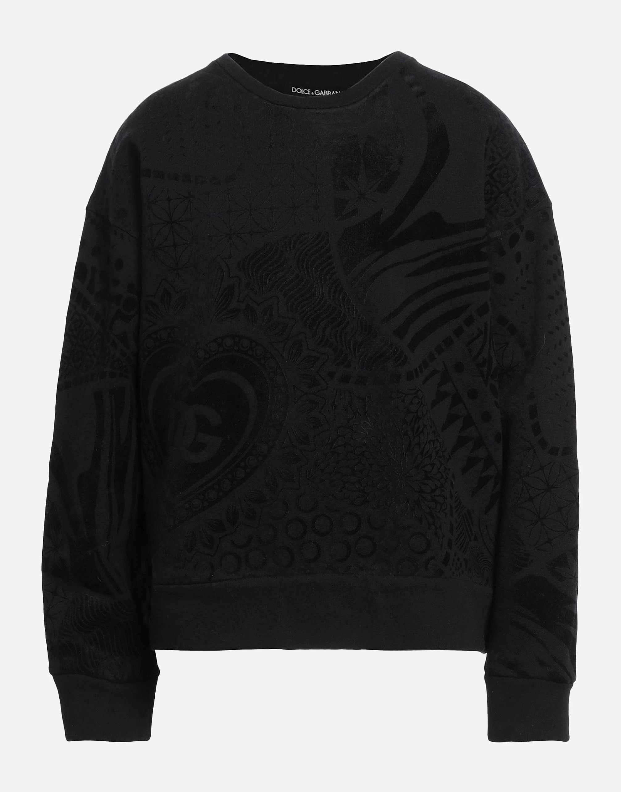 Dolce 
Gabbana Printed Crewneck Sweatshirt