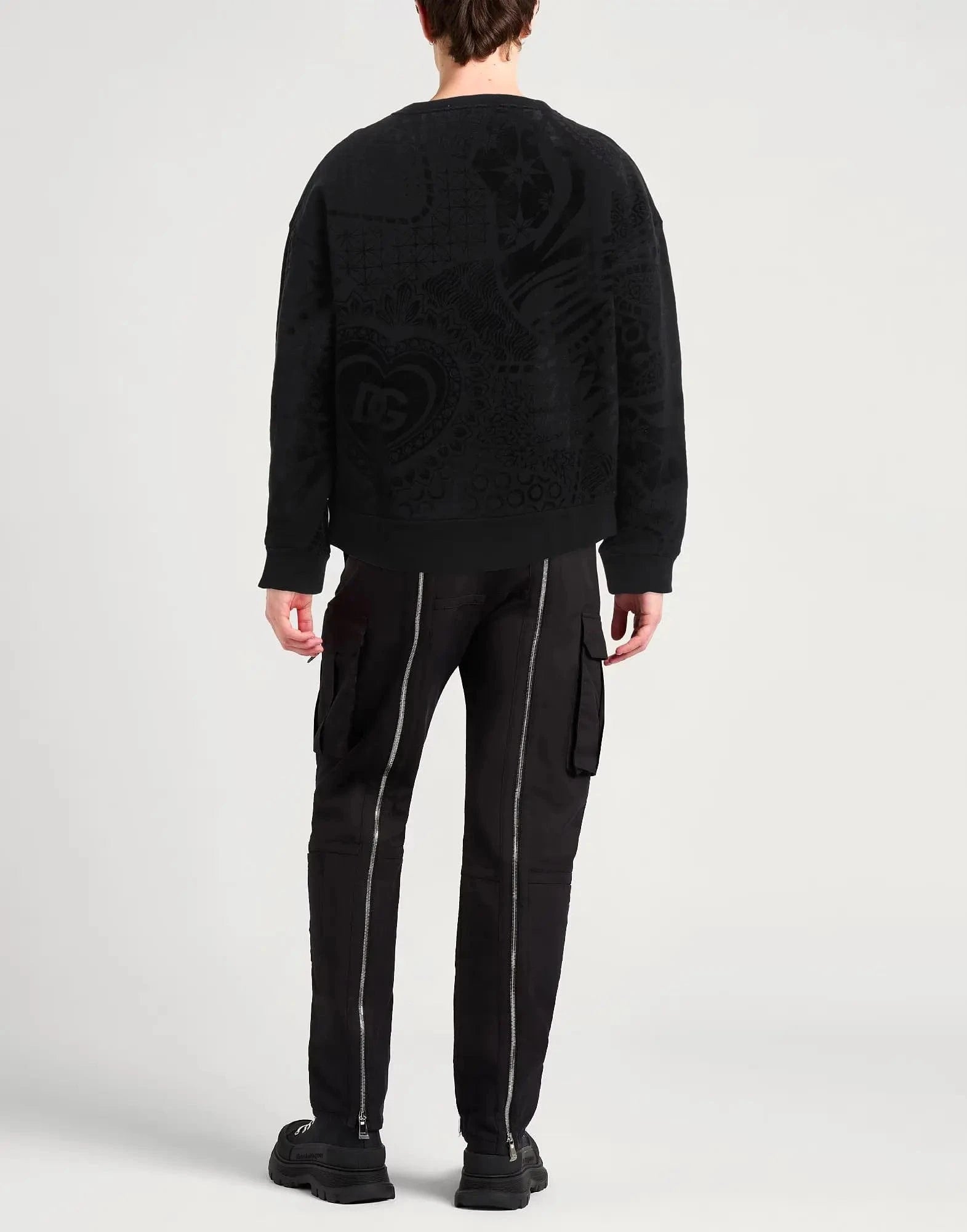 Dolce 
Gabbana Printed Crewneck Sweatshirt