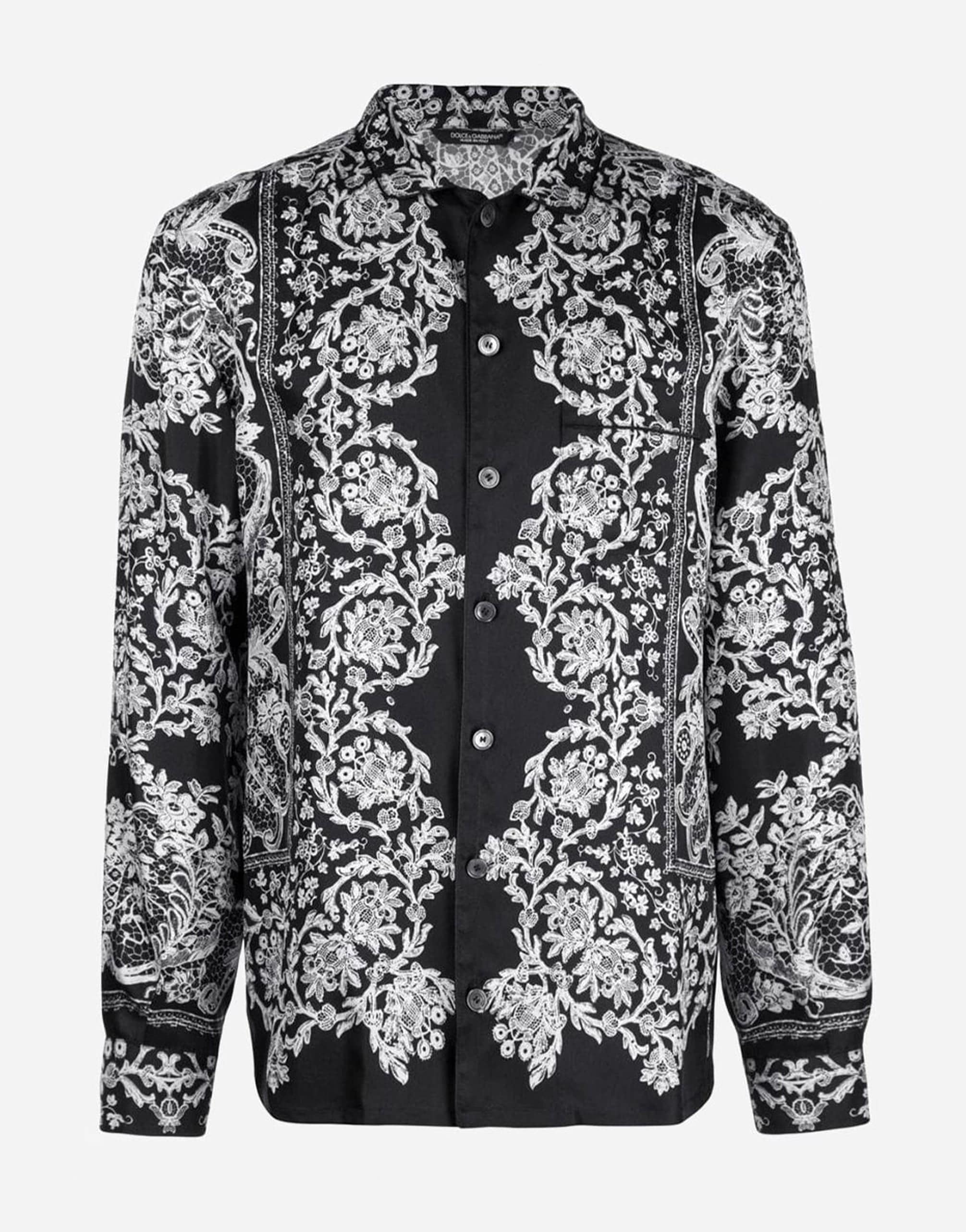 Dolce 
Gabbana Printed Pyjama Shirt