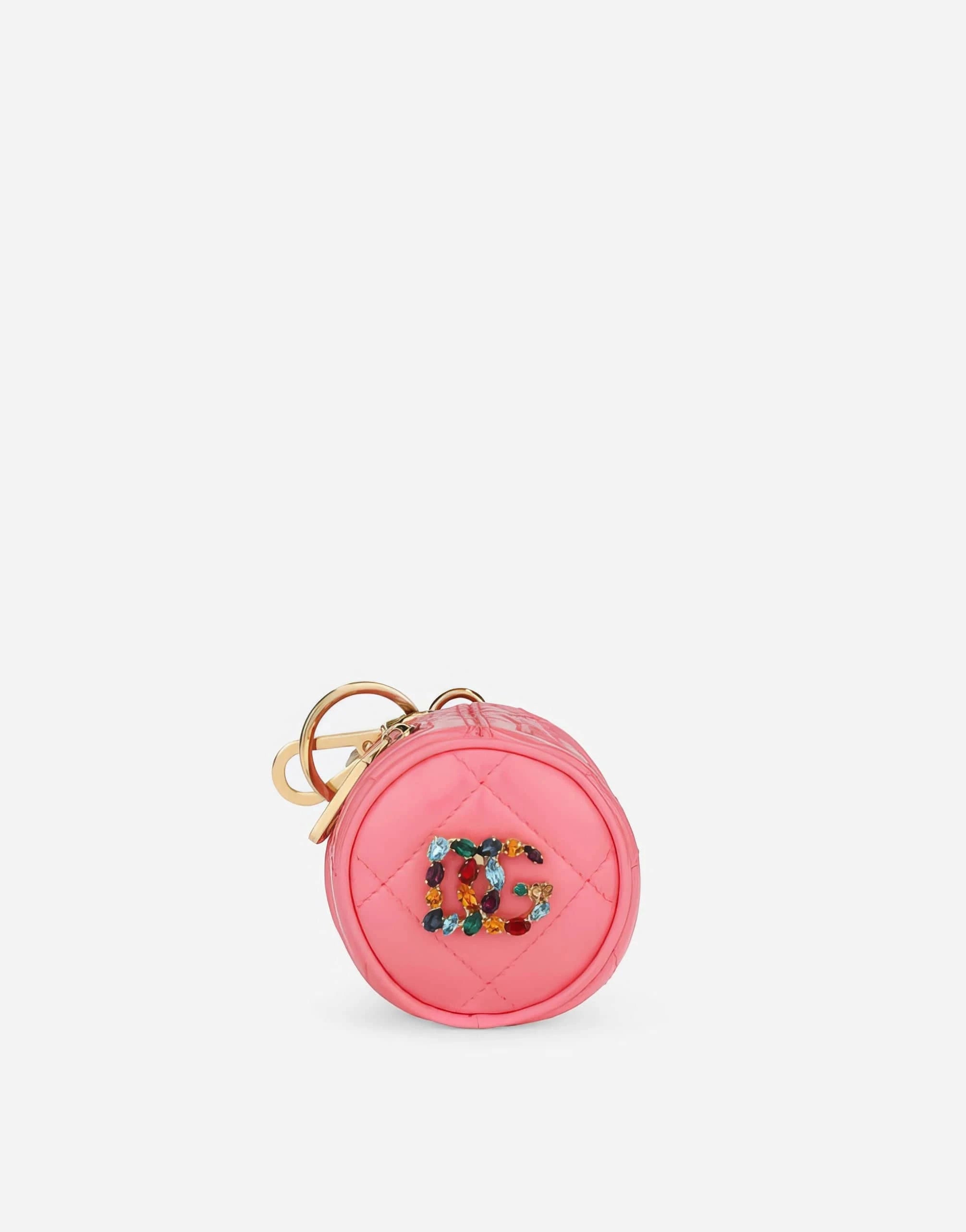 Dolce 
Gabbana Rhinestone-Detailed DG Logo Coin Pocket Wallet