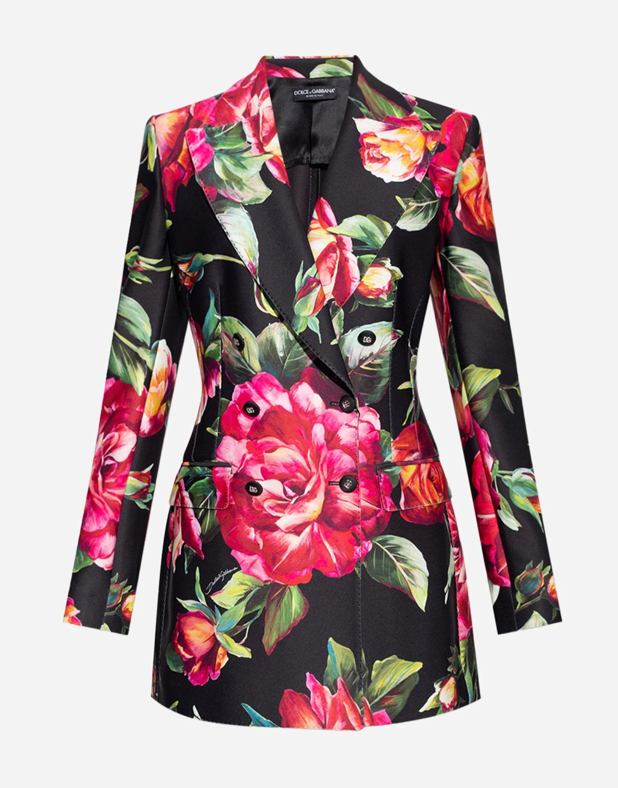 Dolce 
Gabbana Rose-Print Blazer