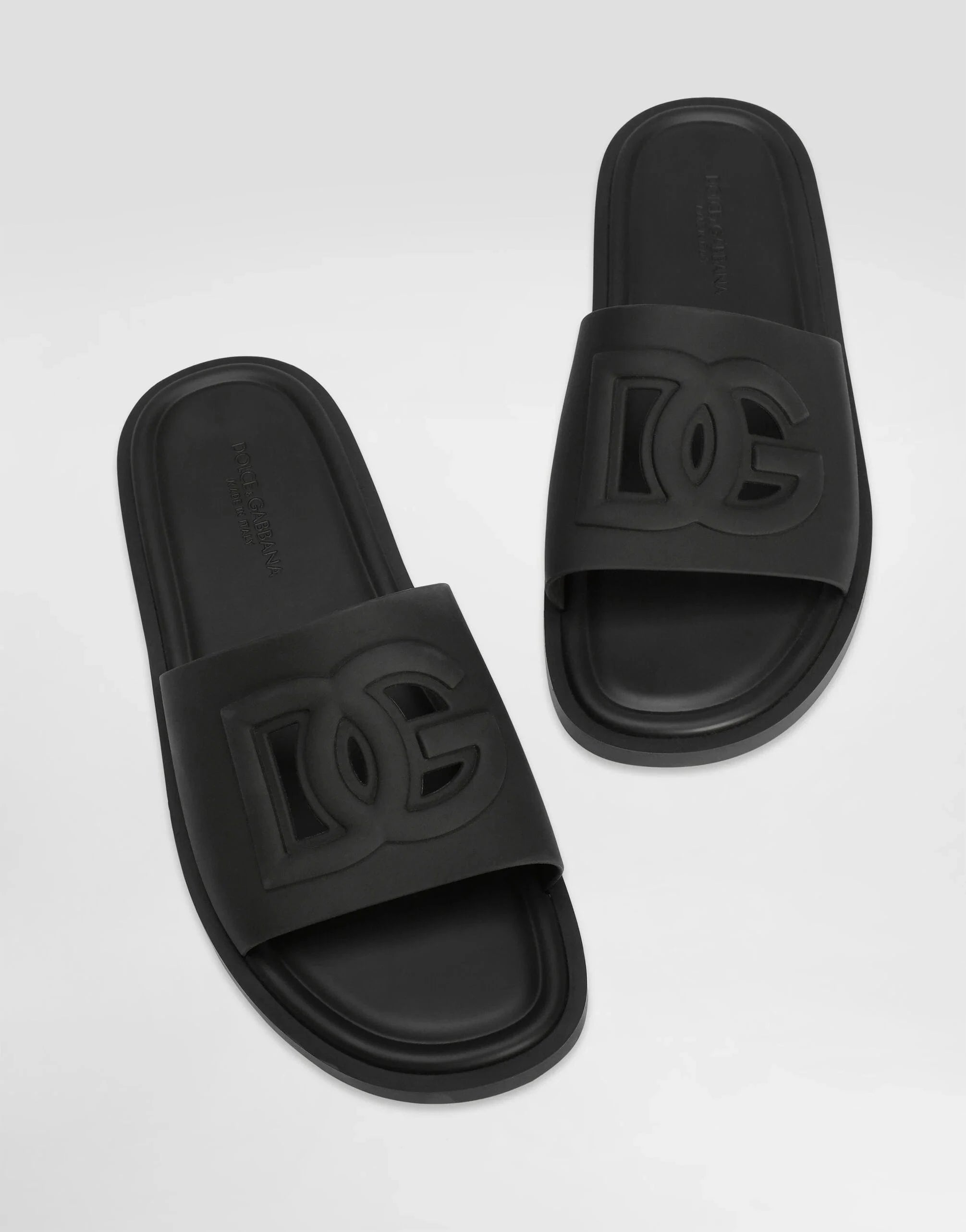 Dolce 
Gabbana Rubber Beachwear Slides