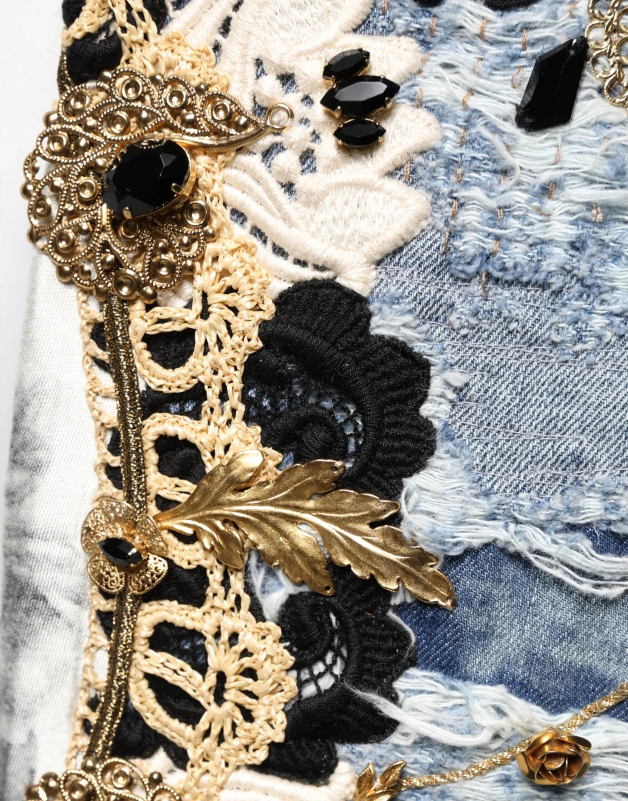 Dolce 
Gabbana Runway Madonna Embellished Jeans