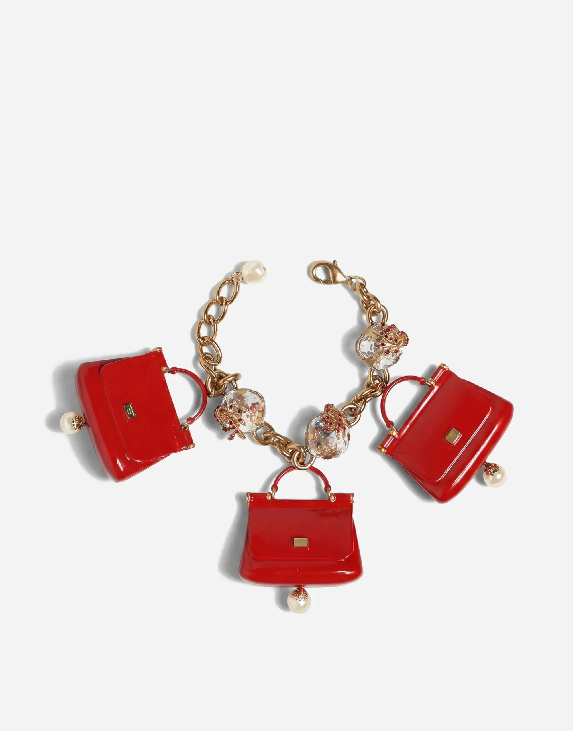 Dolce 
Gabbana Sicily Bag Embellished Bracelet