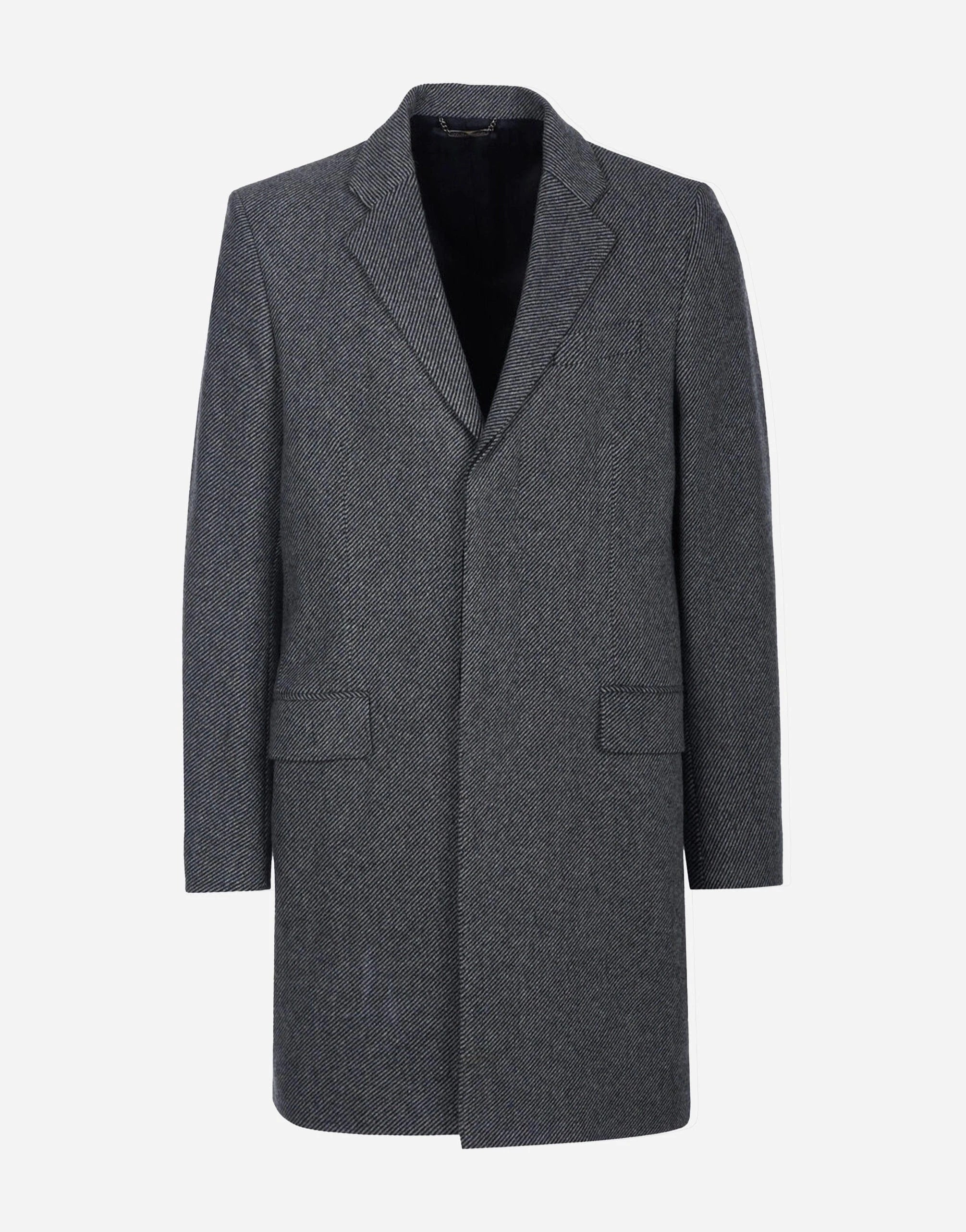 Dolce 
Gabbana Single-Breasted Wool Trench Coat