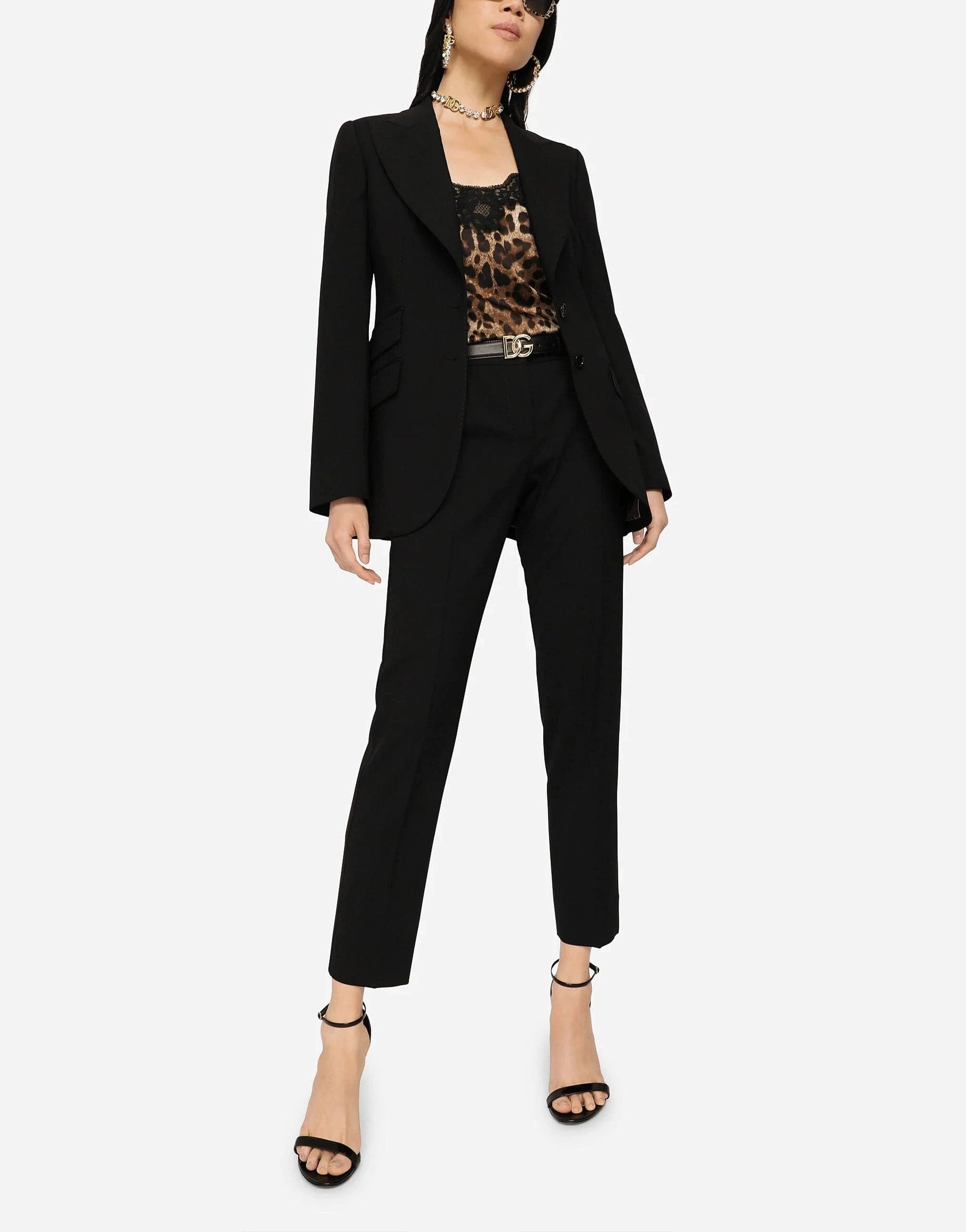 Dolce 
Gabbana Single-Breasted Wool Turlington Blazer