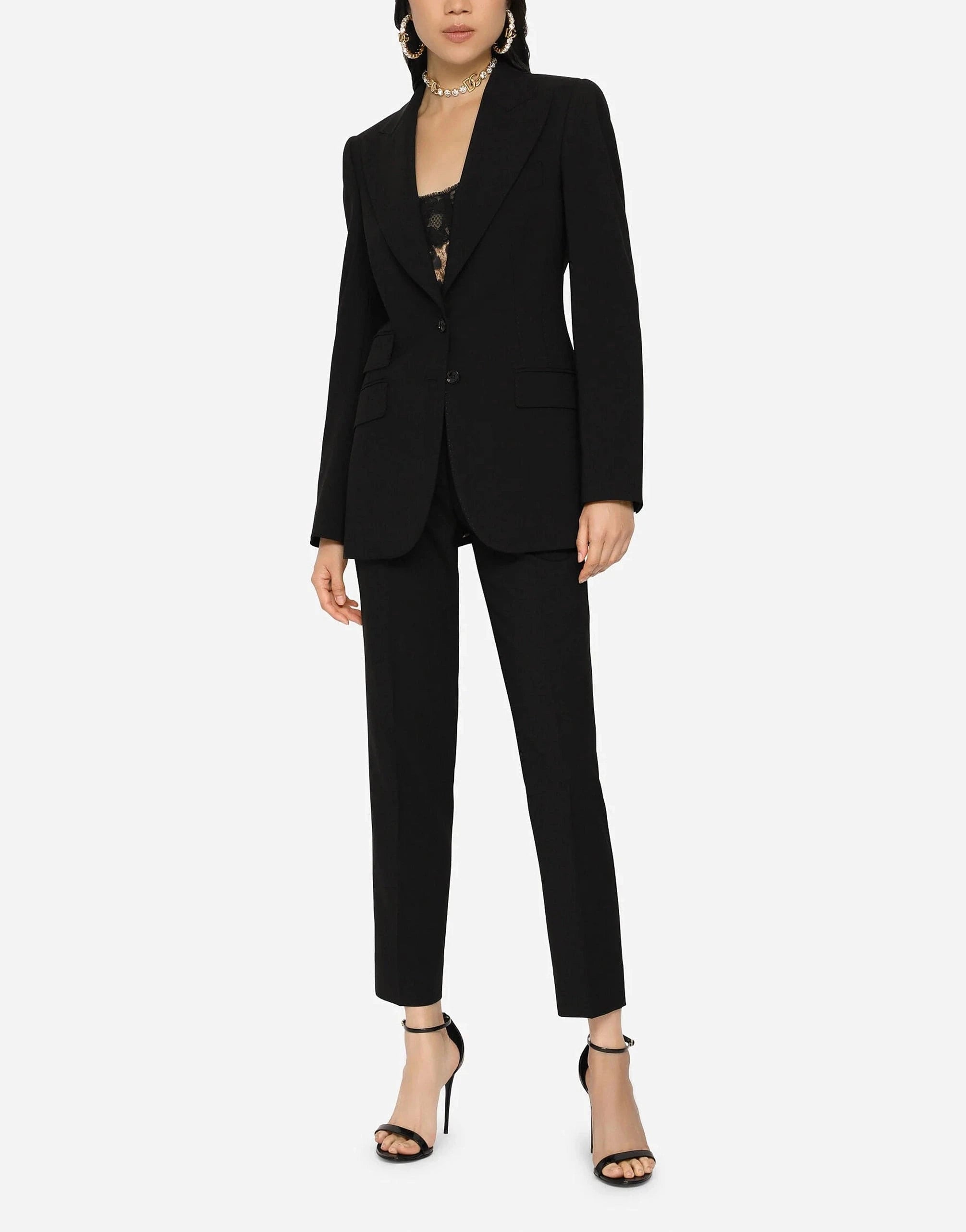 Dolce 
Gabbana Single-Breasted Wool Turlington Blazer