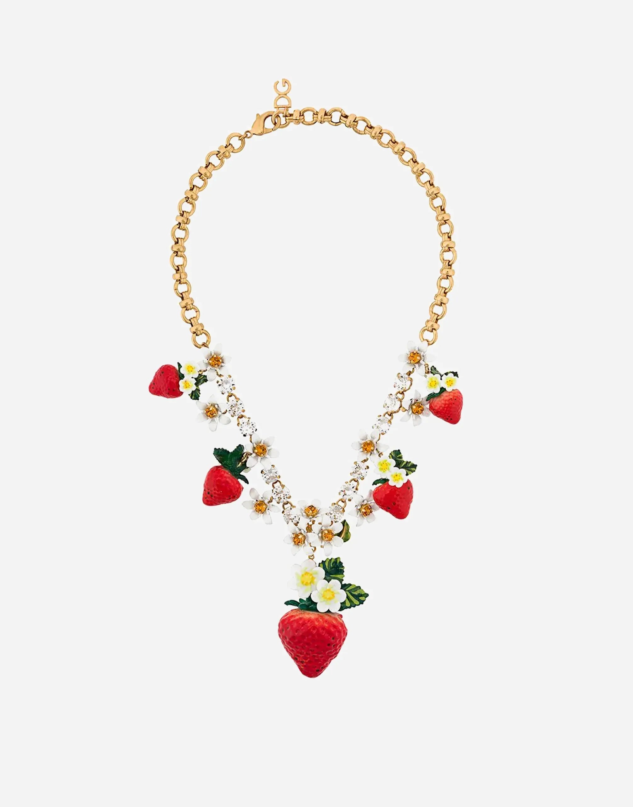 Dolce 
Gabbana Strawberry Charm Necklace