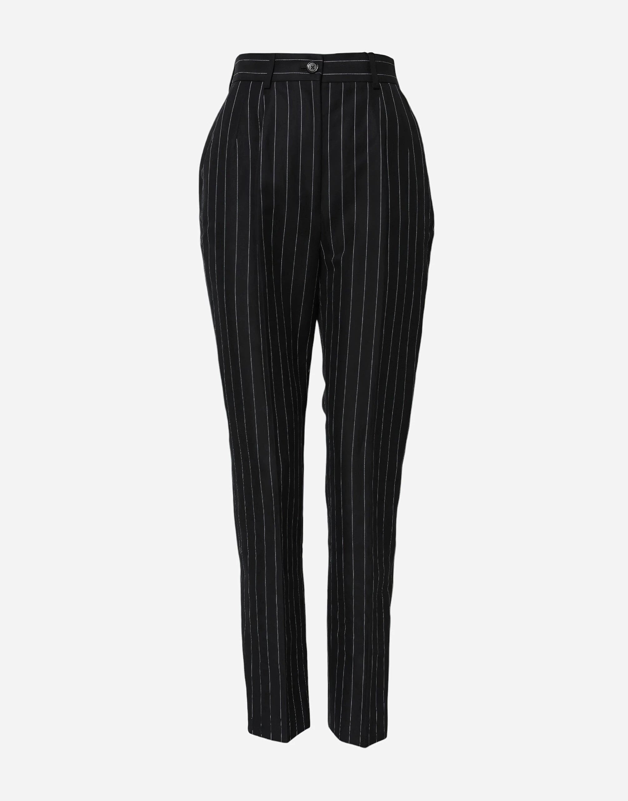 Dolce 
Gabbana Striped Hight-Waist Tapered Trousers