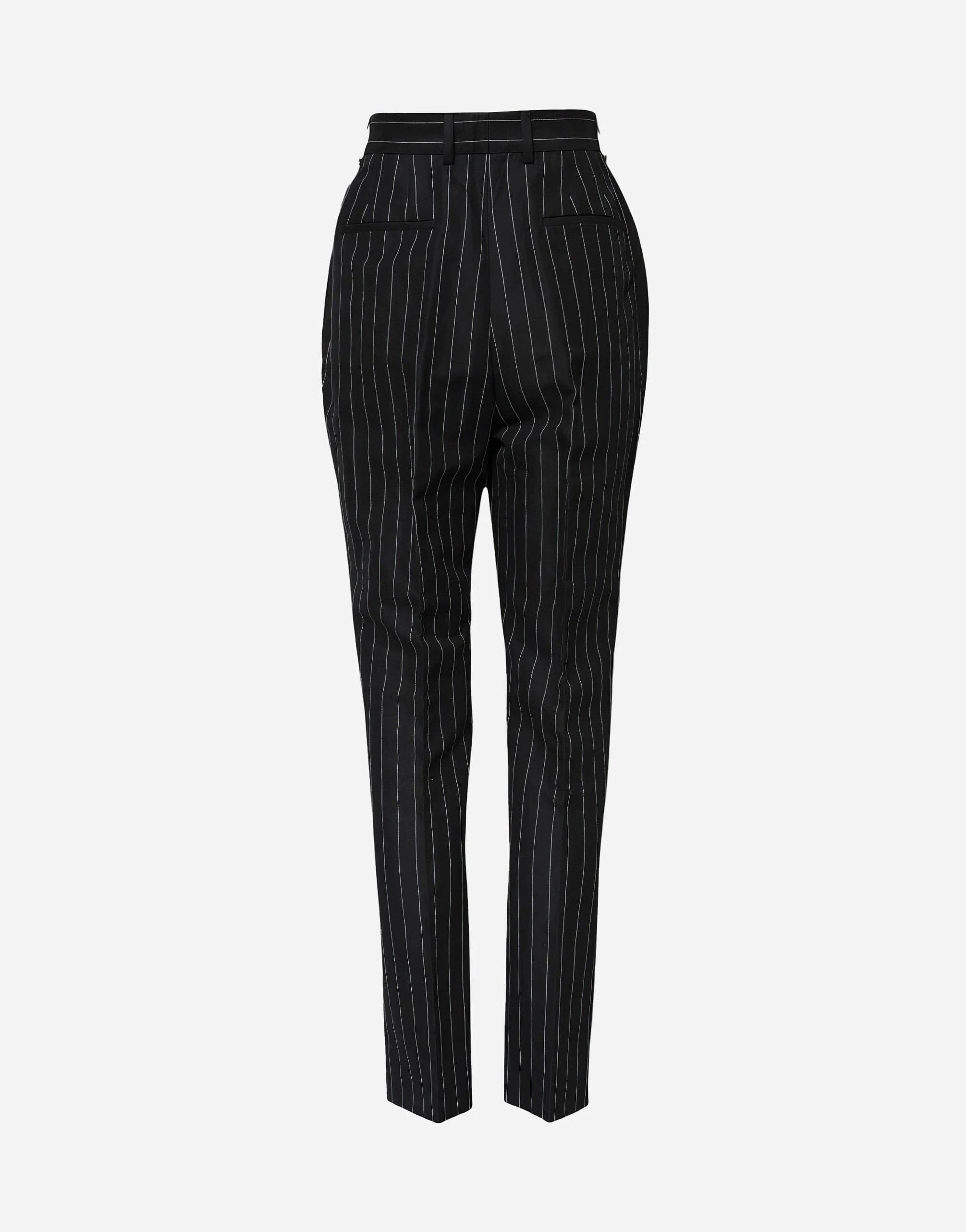 Dolce 
Gabbana Striped Hight-Waist Tapered Trousers