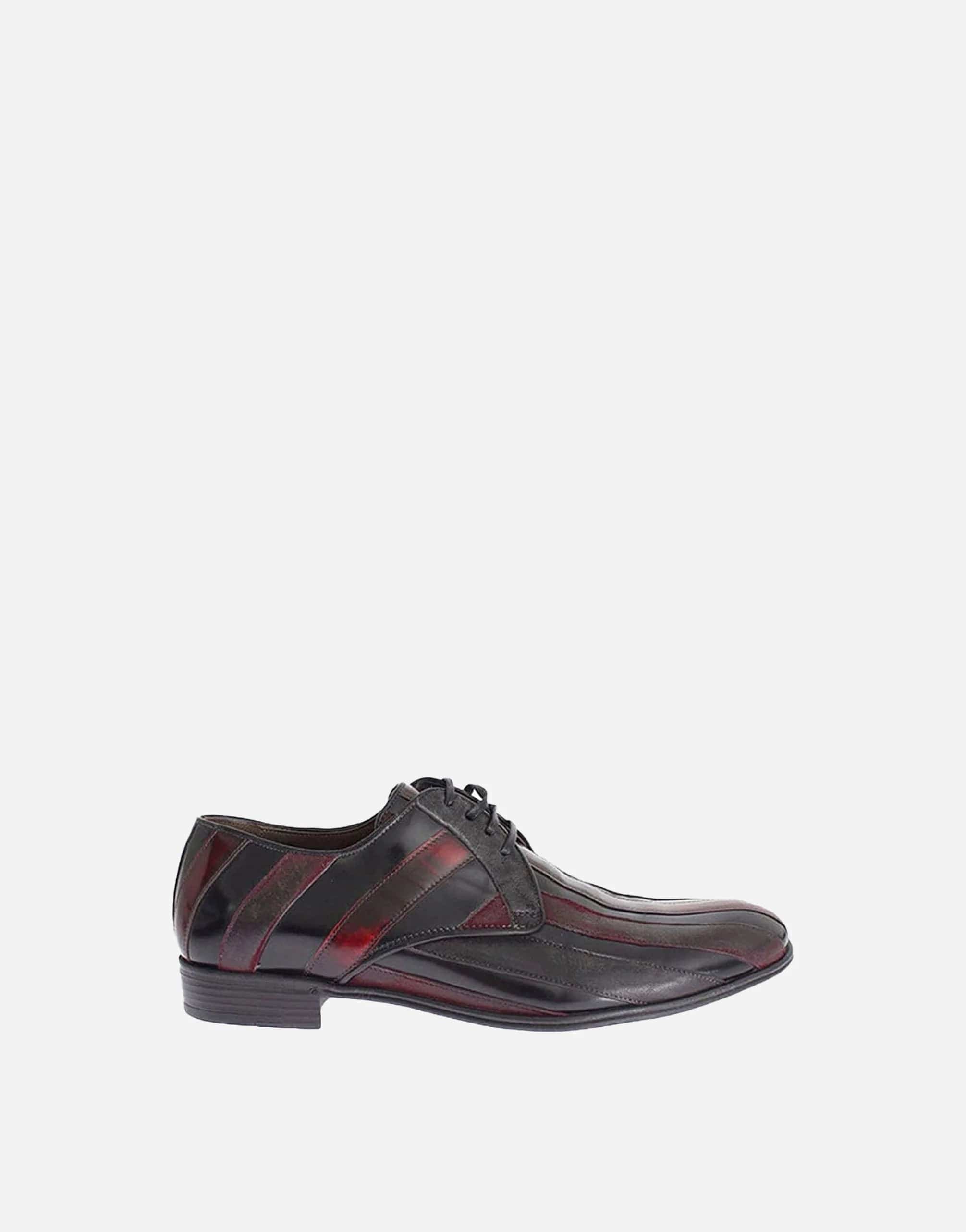 Dolce 
Gabbana Striped Leather Formal Shoes