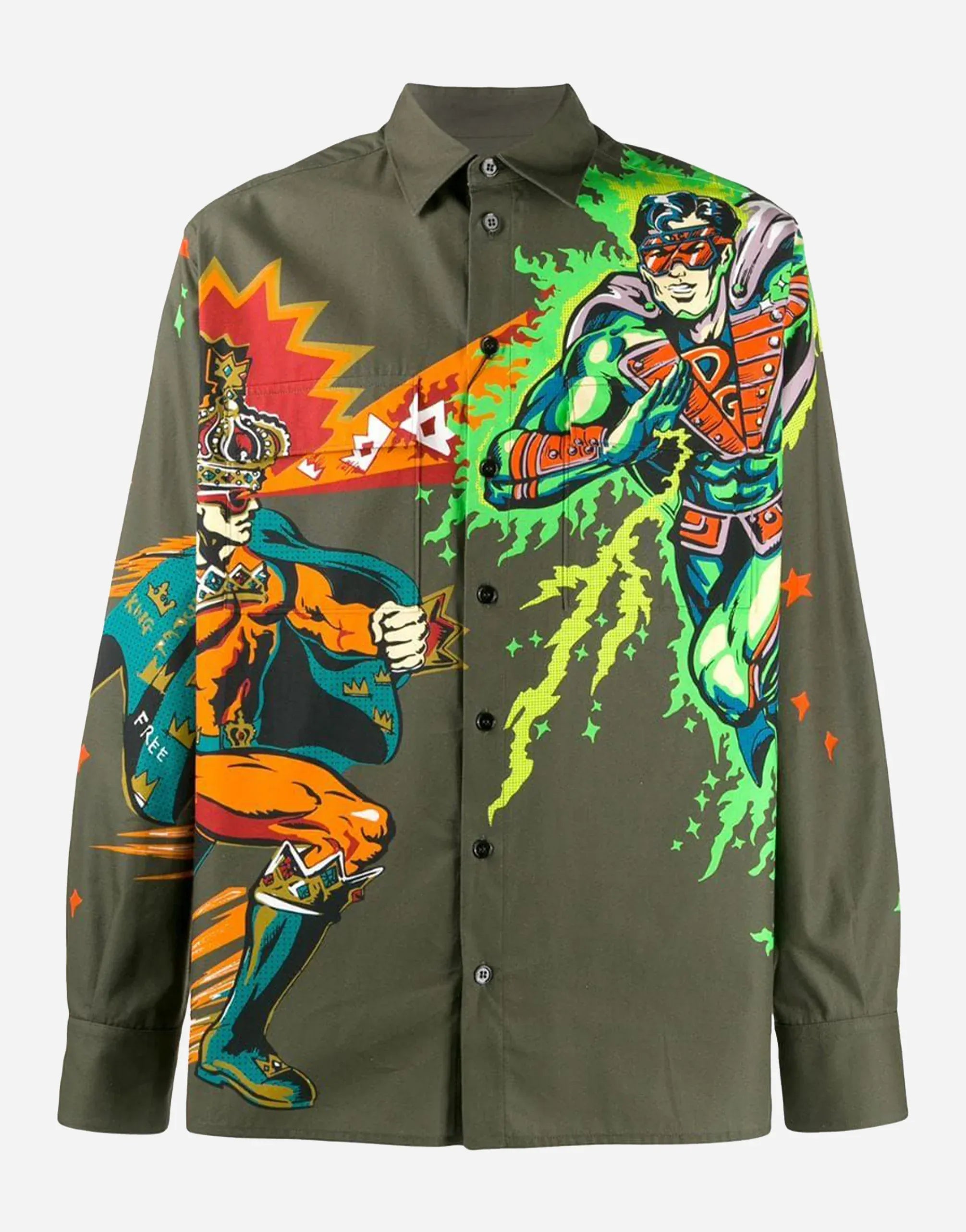 Dolce 
Gabbana Superhero Print Shirt