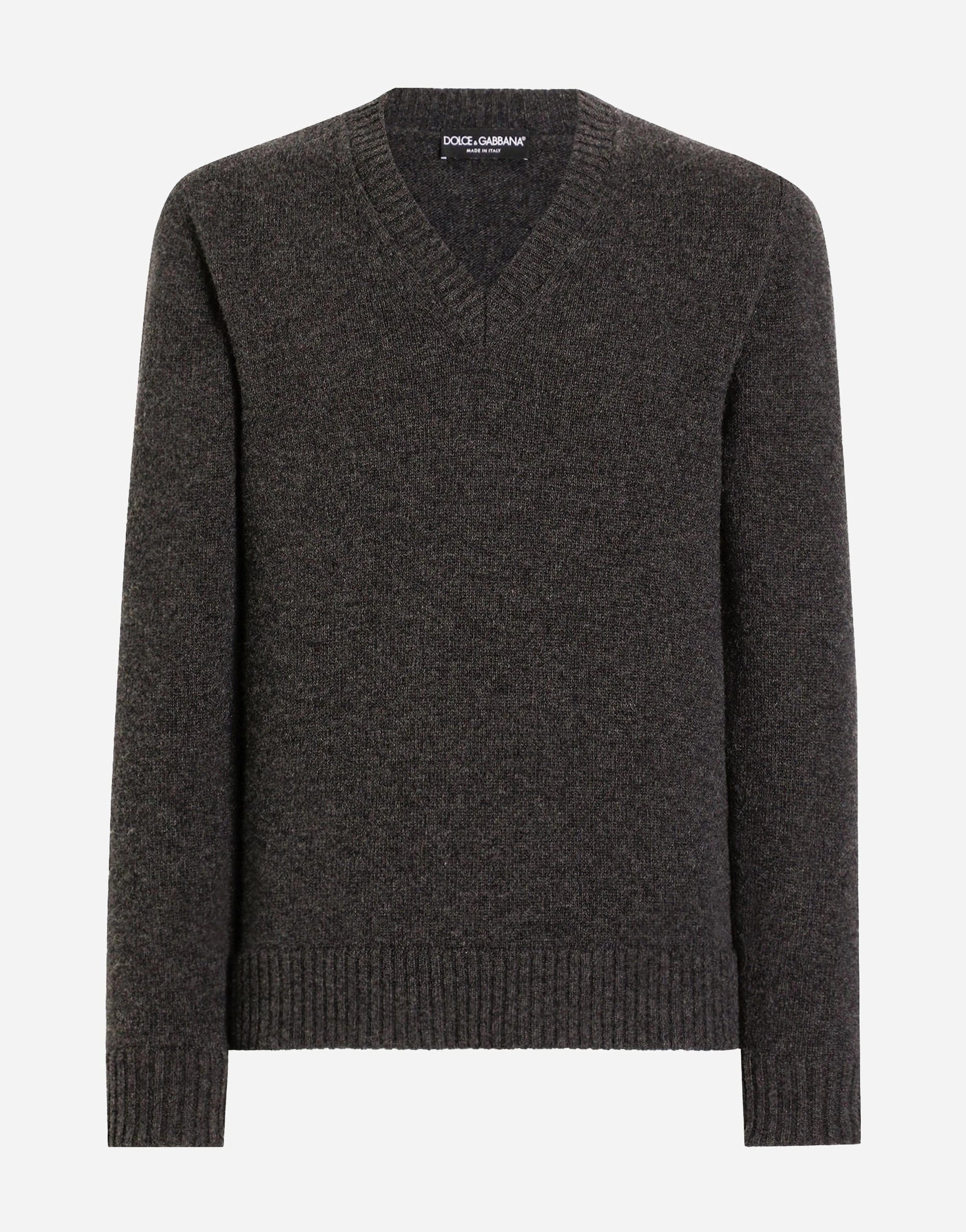 Dolce 
Gabbana V-Neck Wool Sweater