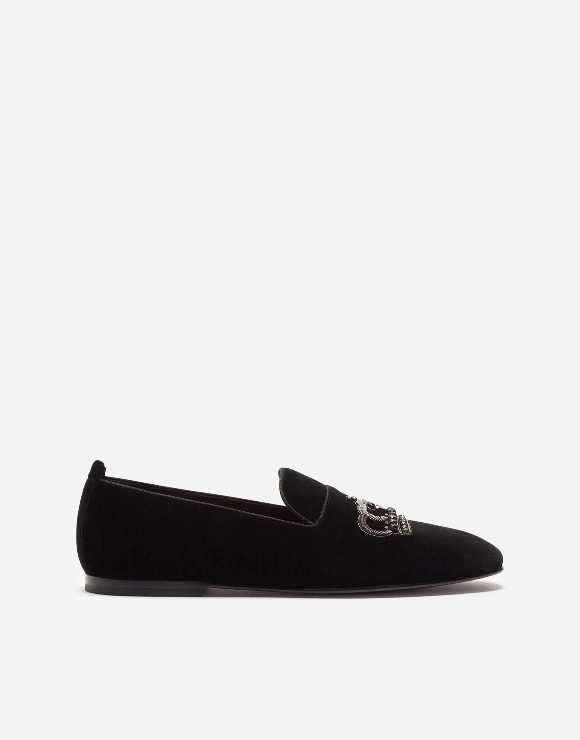 Dolce 
Gabbana Velvet Young Pope Slippers