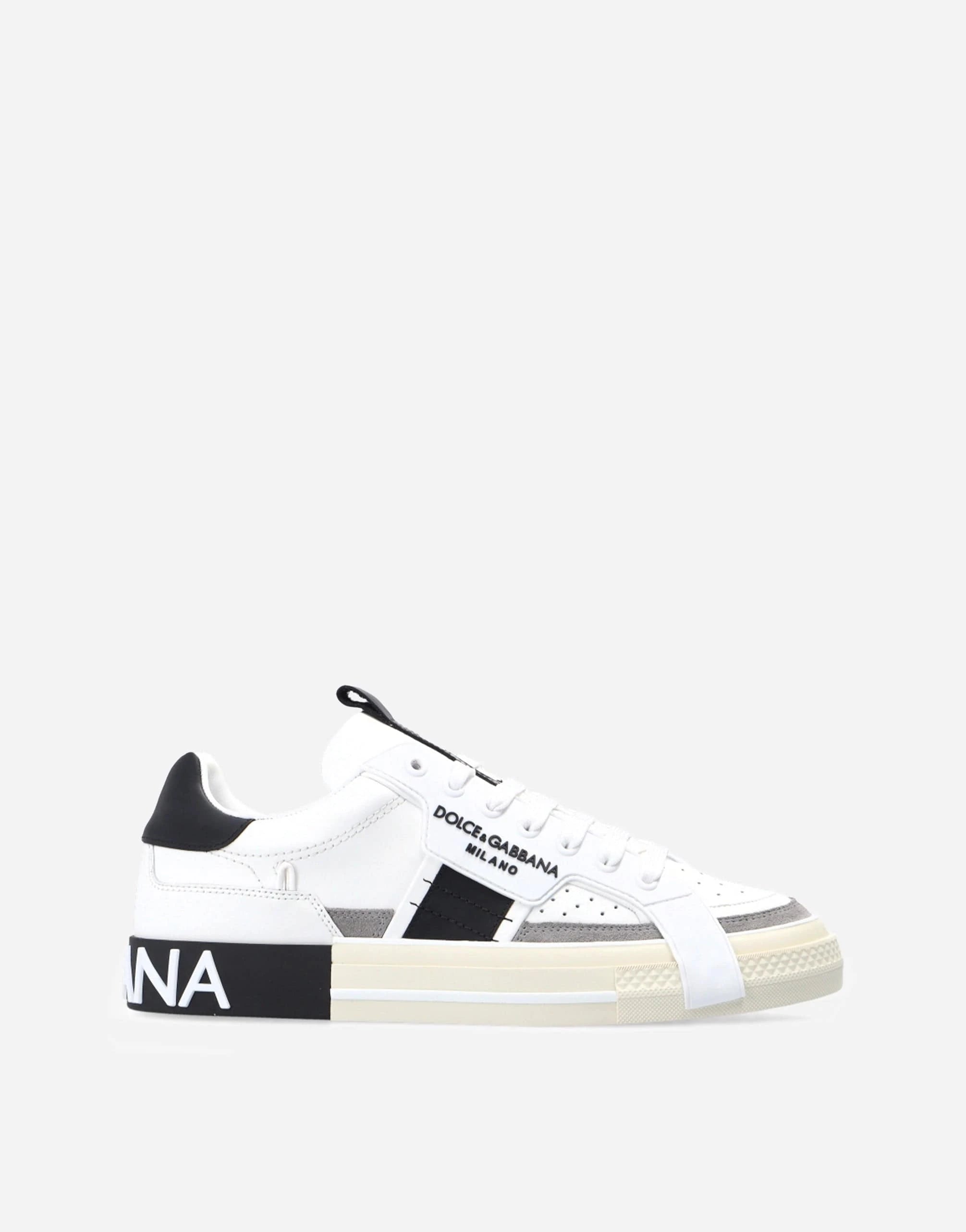 Dolce 
Gabbana White 2.Zero Custom Sneakers