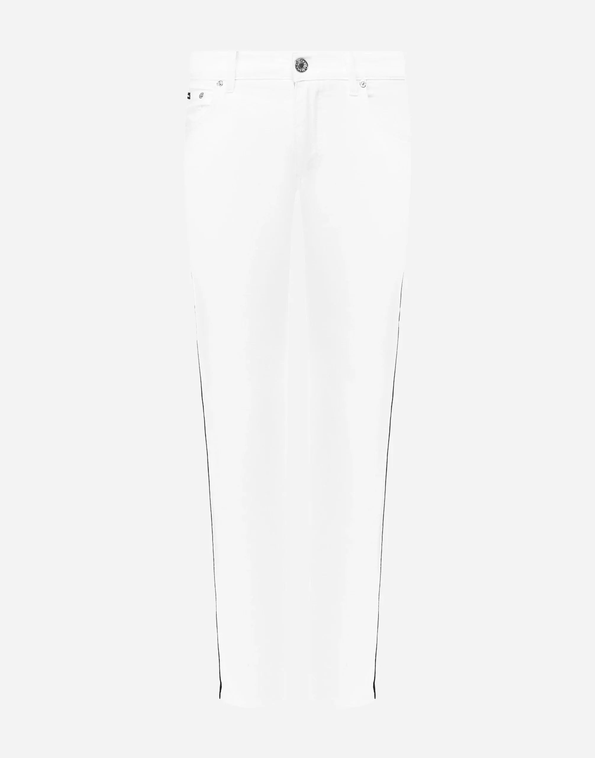 Dolce 
Gabbana White Cotton Sweatpants