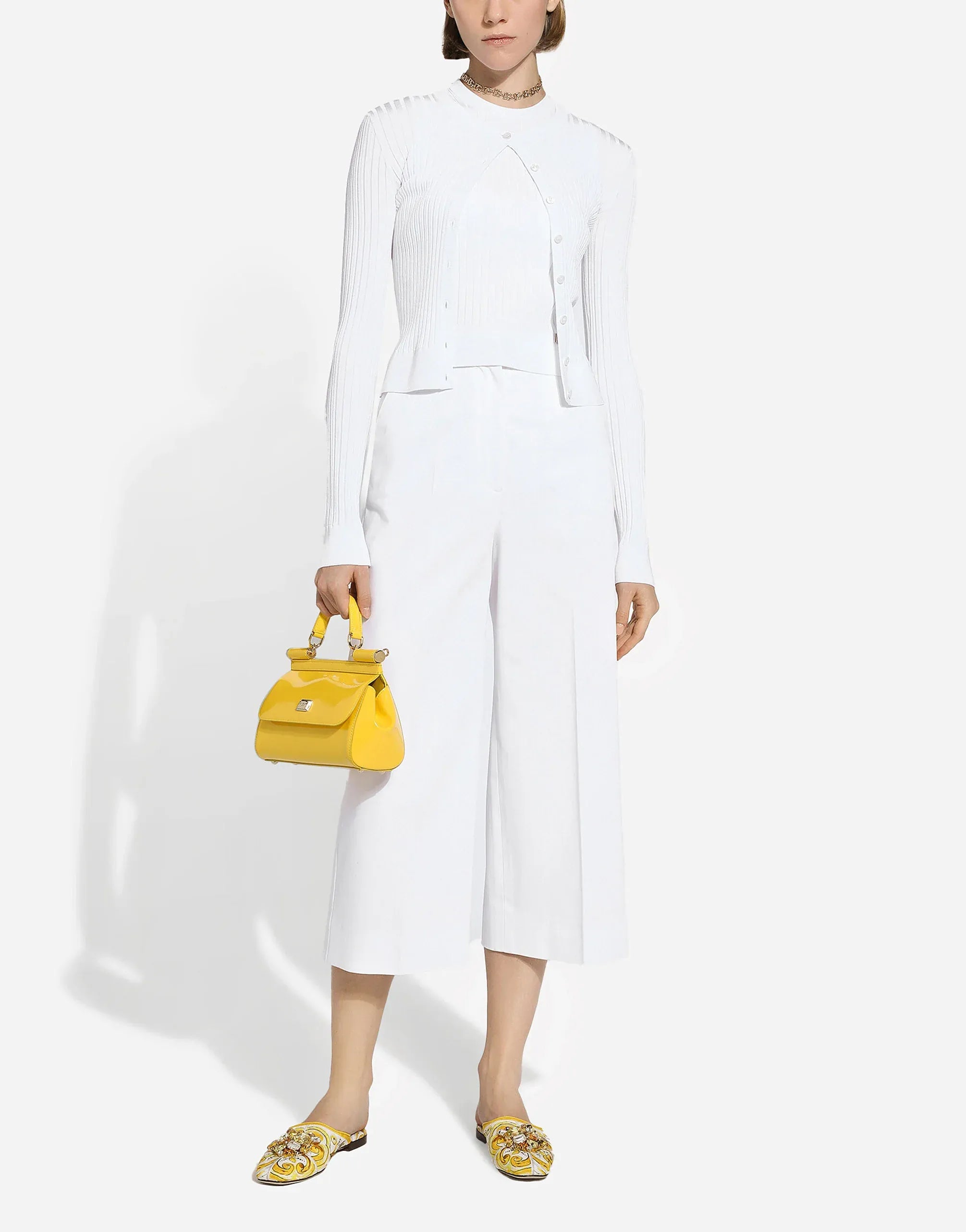 Dolce 
Gabbana Wide Leg Casual Trousers