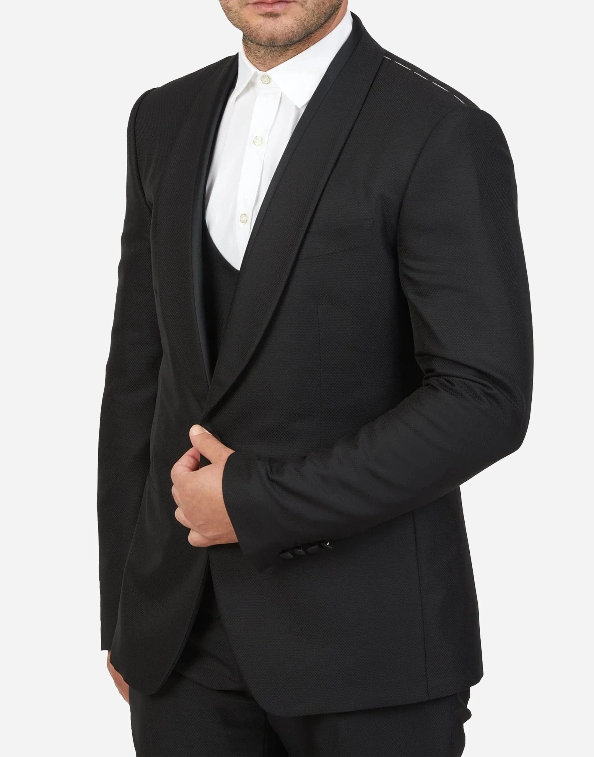 Dolce 
Gabbana Wool-Silk Blend Three-Piece Suit