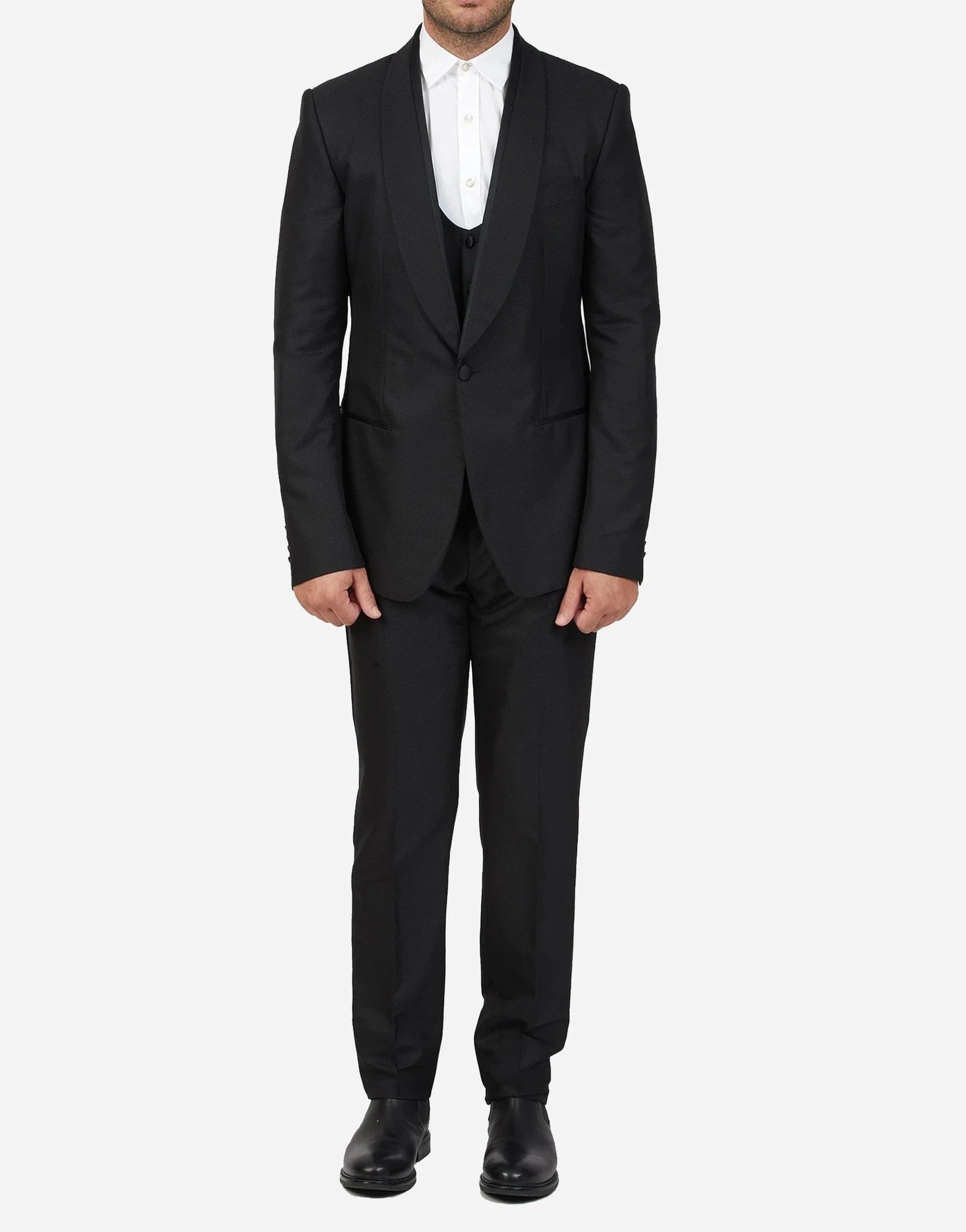 Dolce 
Gabbana Wool-Silk Blend Three-Piece Suit