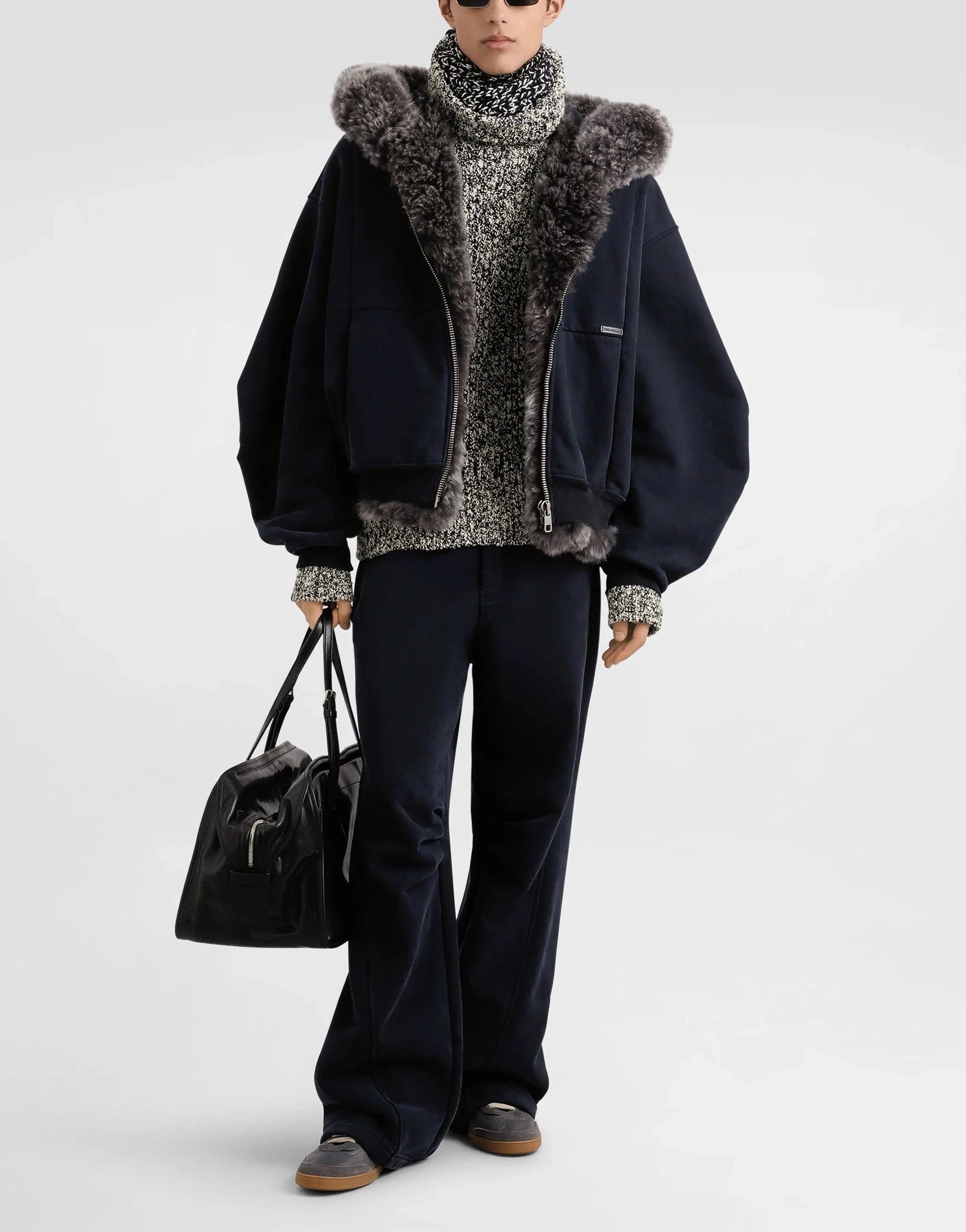 Dolce 
Gabbana Wool-Blend Turtleneck Sweater