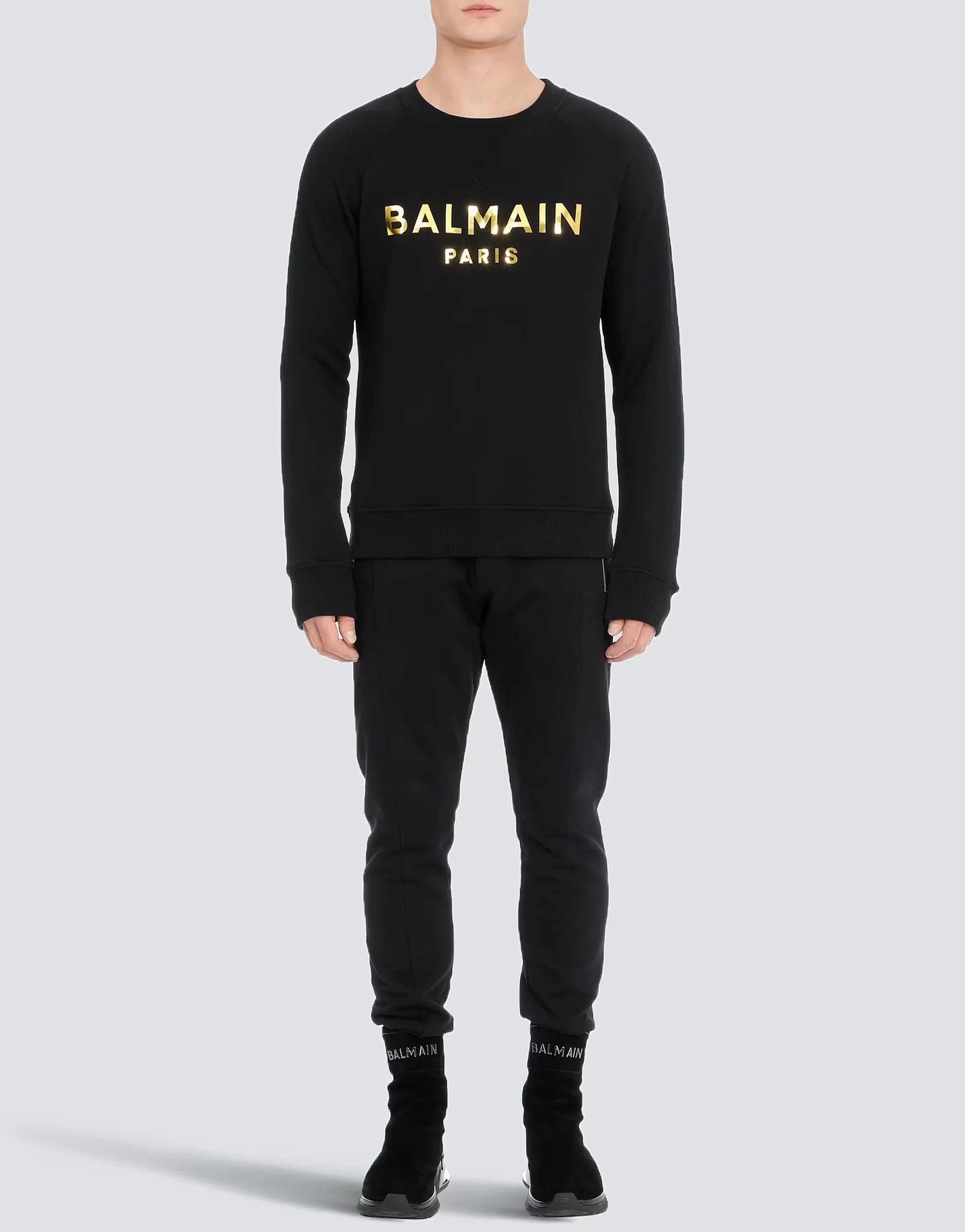 Balmain Eco-Designed Logo Print Sweatshirt