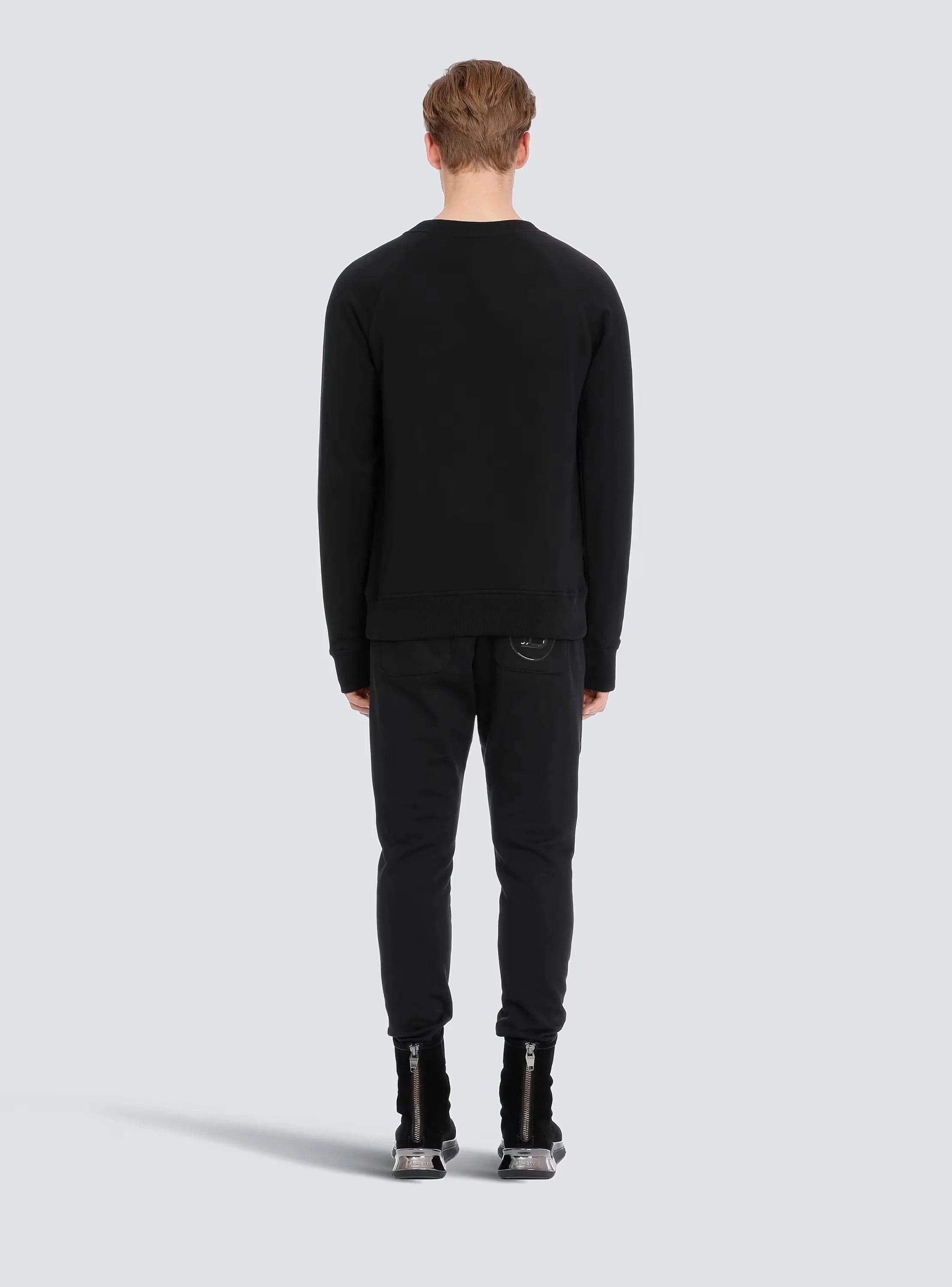 Balmain Eco-Designed Logo Print Sweatshirt